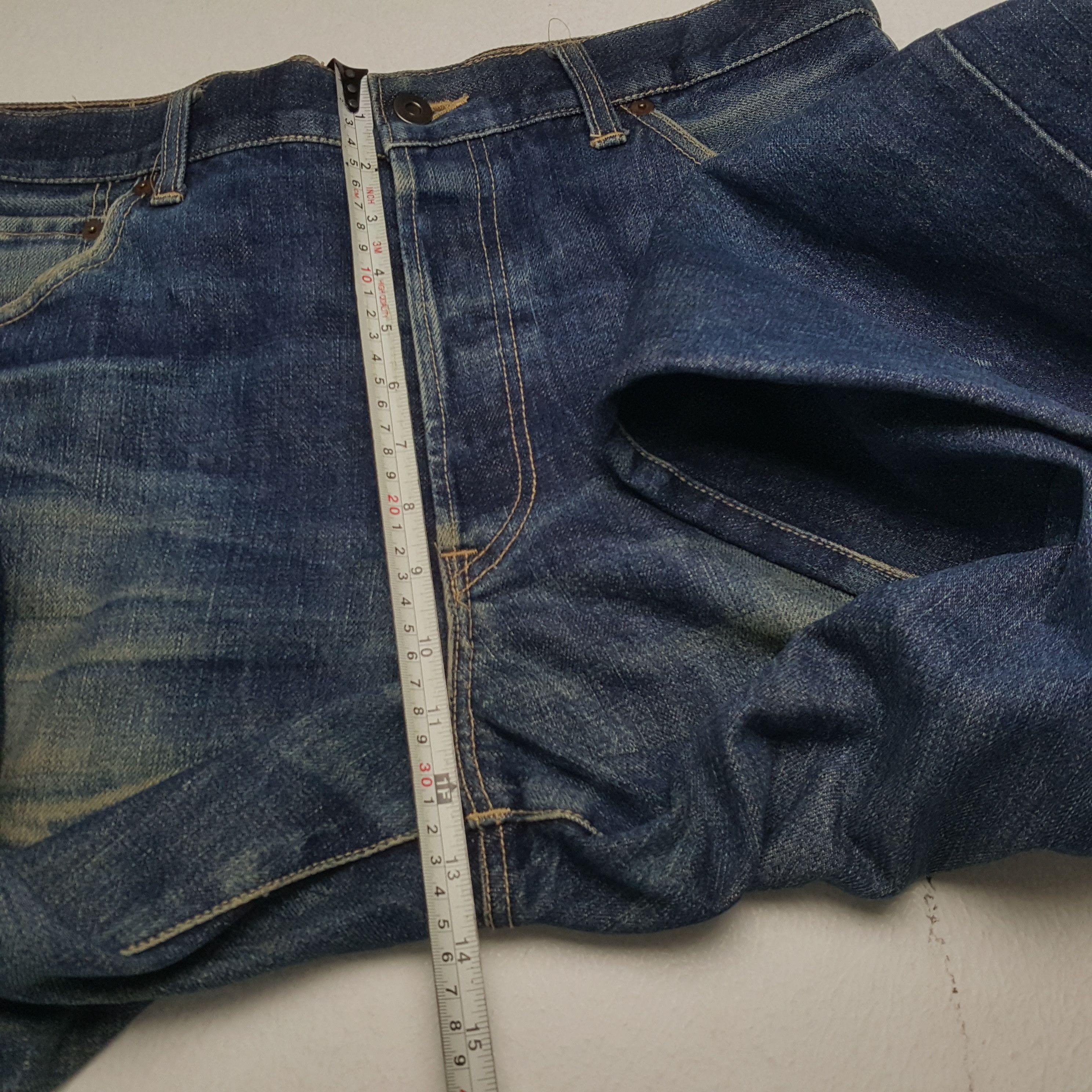 Japanese Brand × Vintage EVISU Japanese Brand Fashion Style Custom Daicock Jeans Size US 33 - 8 Thumbnail