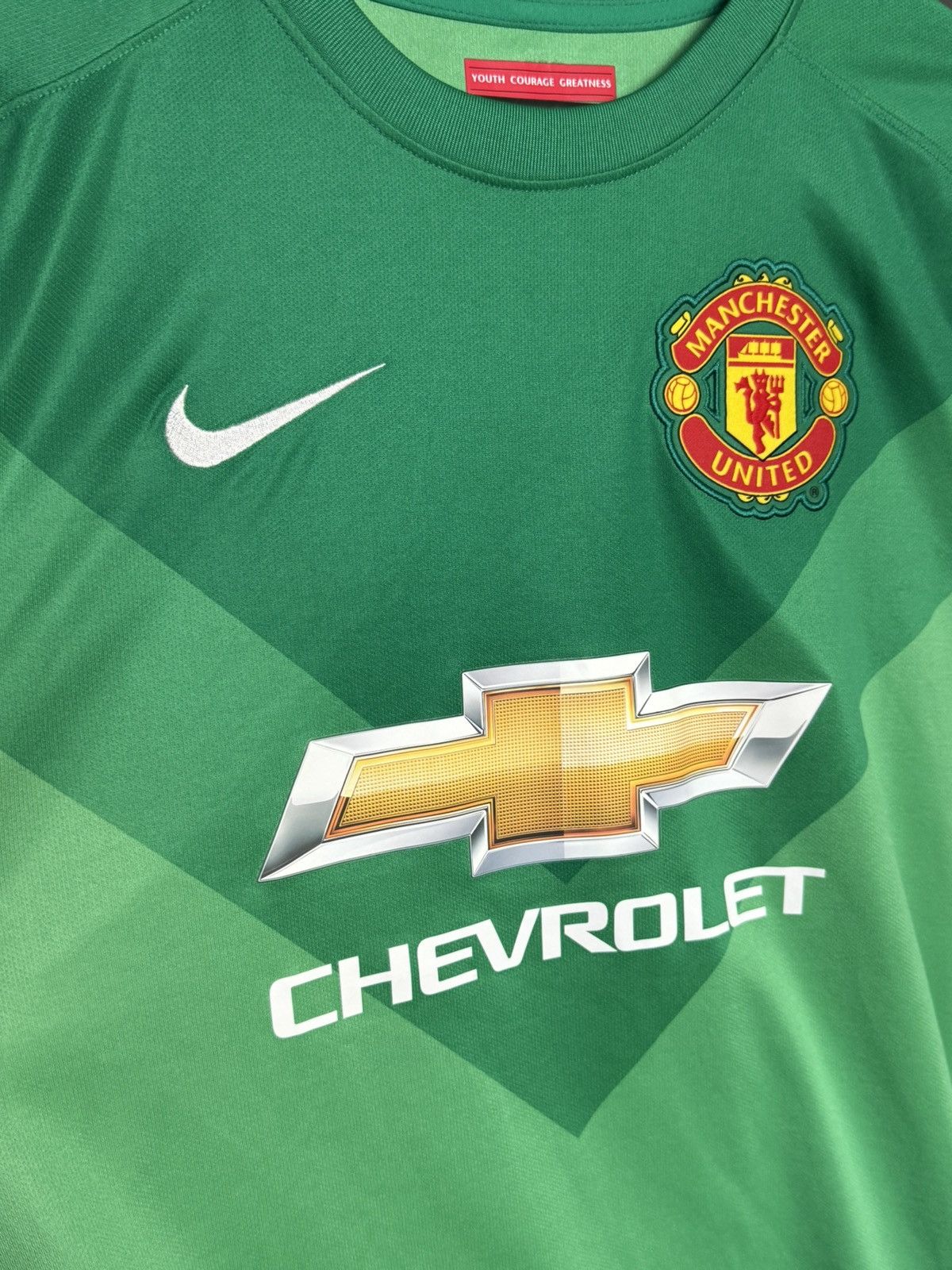 Nike Manchester United 14/15 Goalkeeper De Gea Football Jersey Size US S / EU 44-46 / 1 - 4 Thumbnail