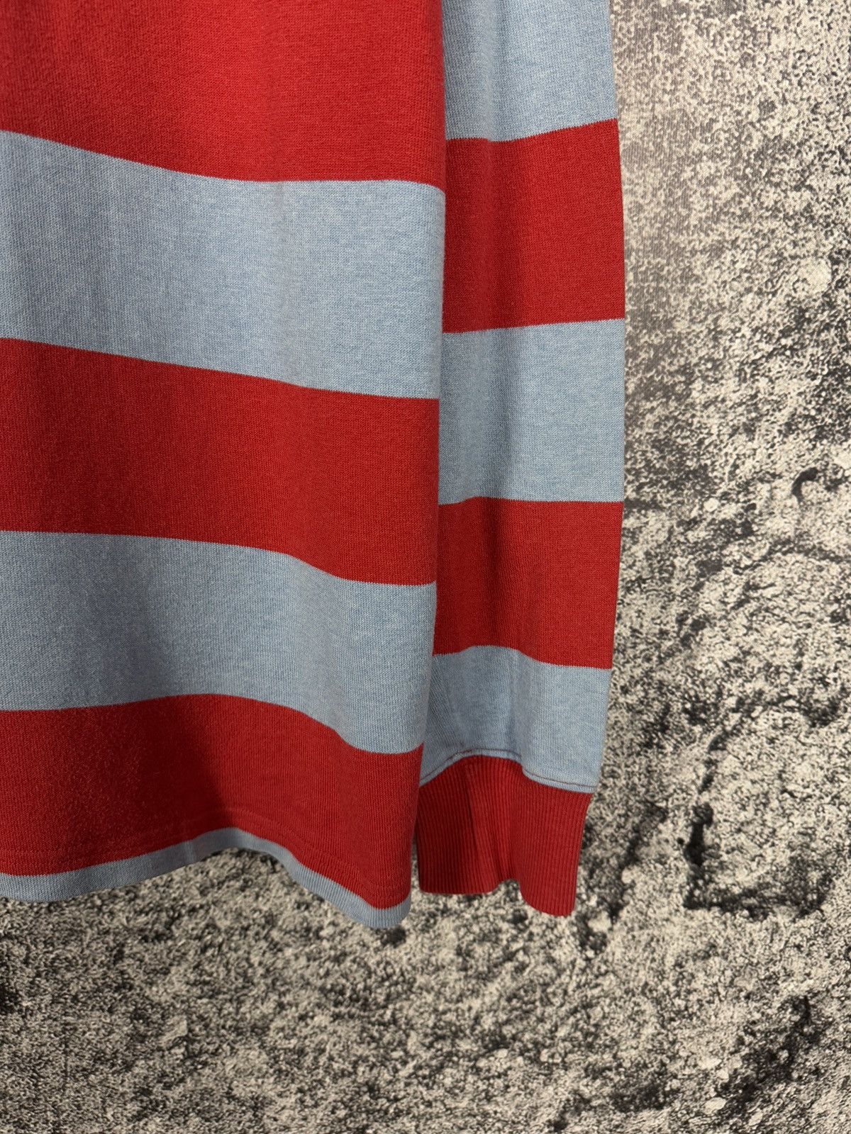 Gant Men’s GANT Long Sleeve Striped Polo Shirt Rugby Style XL Size US XL / EU 56 / 4 - 5 Thumbnail