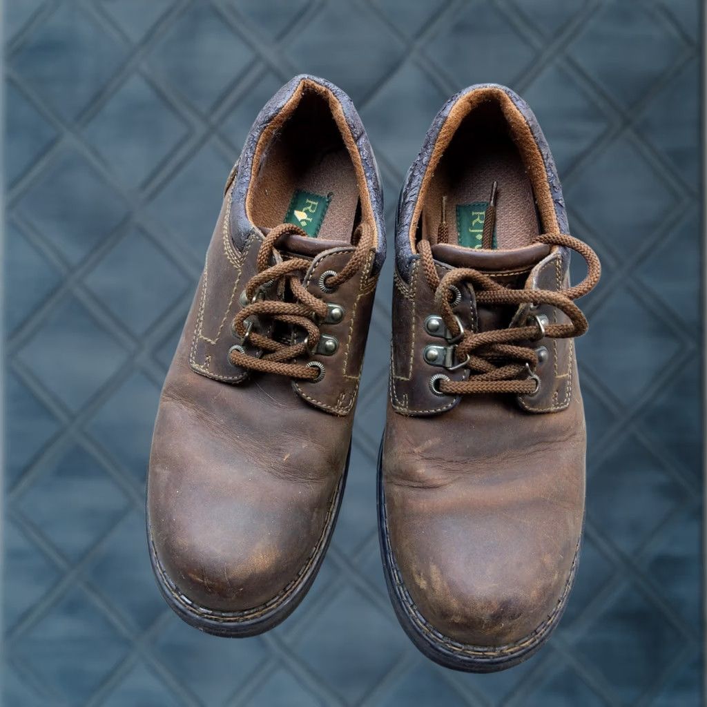 Vintage RJ Colt Tippett Stone Oly Boots Mens 10 43 Brown Leather Lace Up Casual Work Size US 10 / EU 43 - 1 Thumbnail