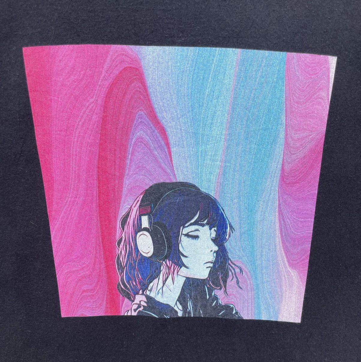 Japanese Brand RARE🔥 Pink Blue Tour 2023 ryokuoushoku shakai Size US L / EU 52-54 / 3 - 2 Thumbnail