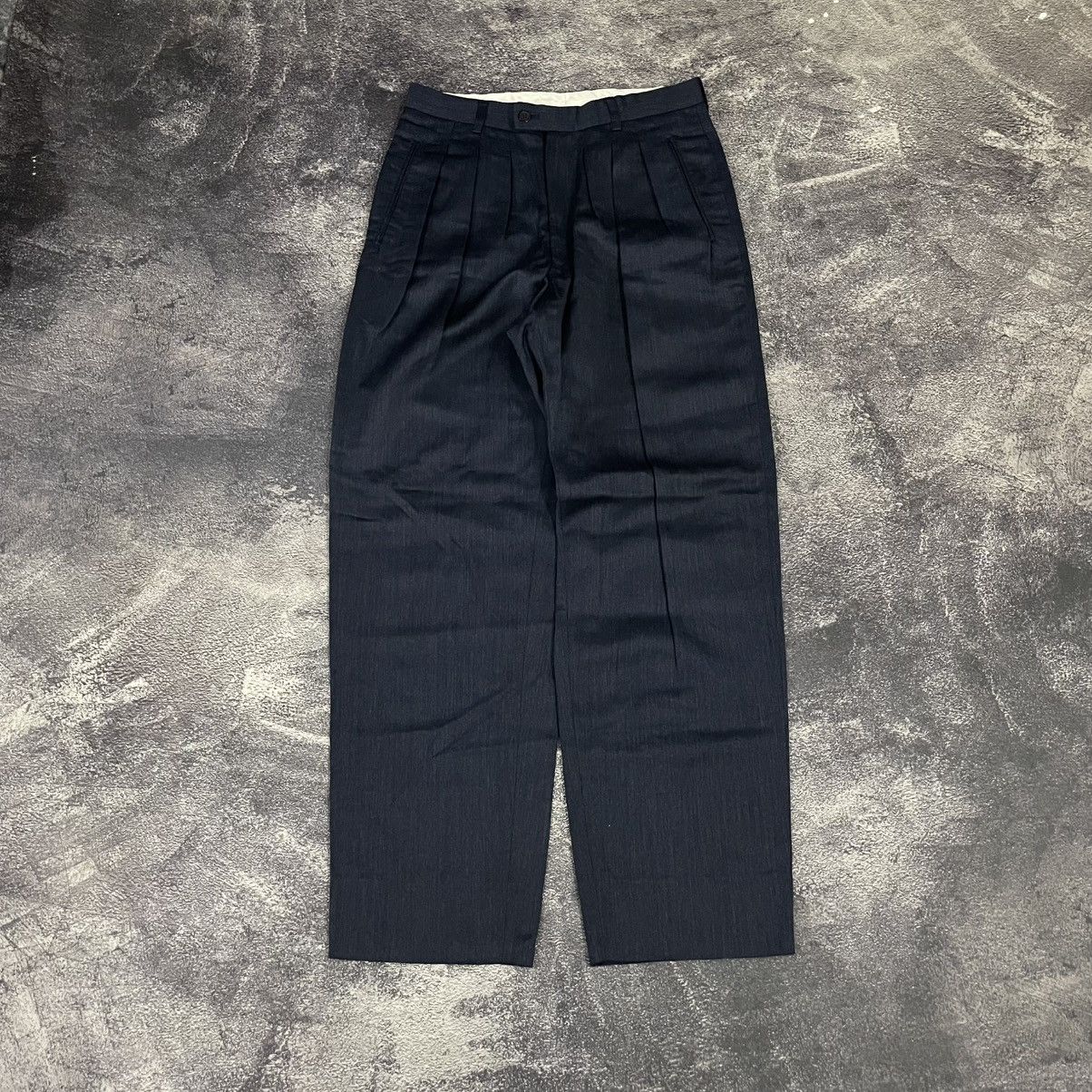 Japanese Brand × Kenzo × Vintage Vintage kenzo wool pants Size US 30 / EU 46 - 2 Thumbnail