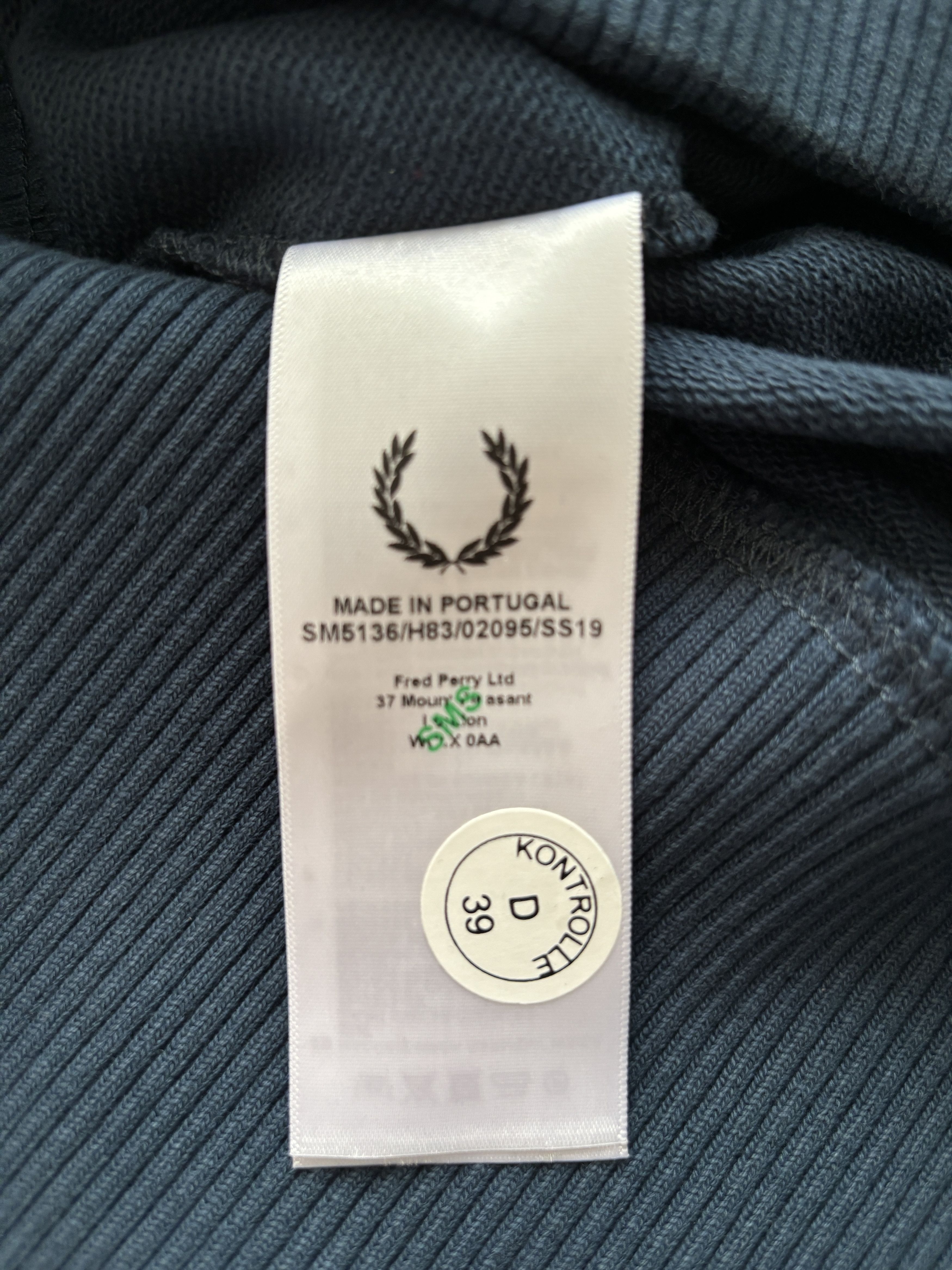 Fred Perry × Raf Simons ⚡️QUICK SALE⚡️Raf Simons Fred Perry Teal Crewneck Sweatshirt Size US M / EU 48-50 / 2 - 4 Thumbnail