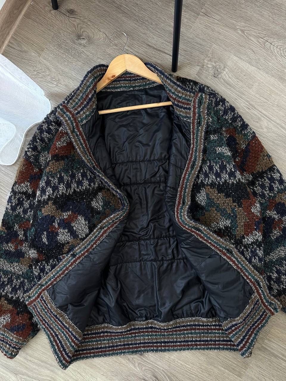 Japanese Brand × Missoni × Vintage Vintage Japanese Missoni Wool Bomber Two-Way Jacket Size US L / EU 52-54 / 3 - 16 Thumbnail