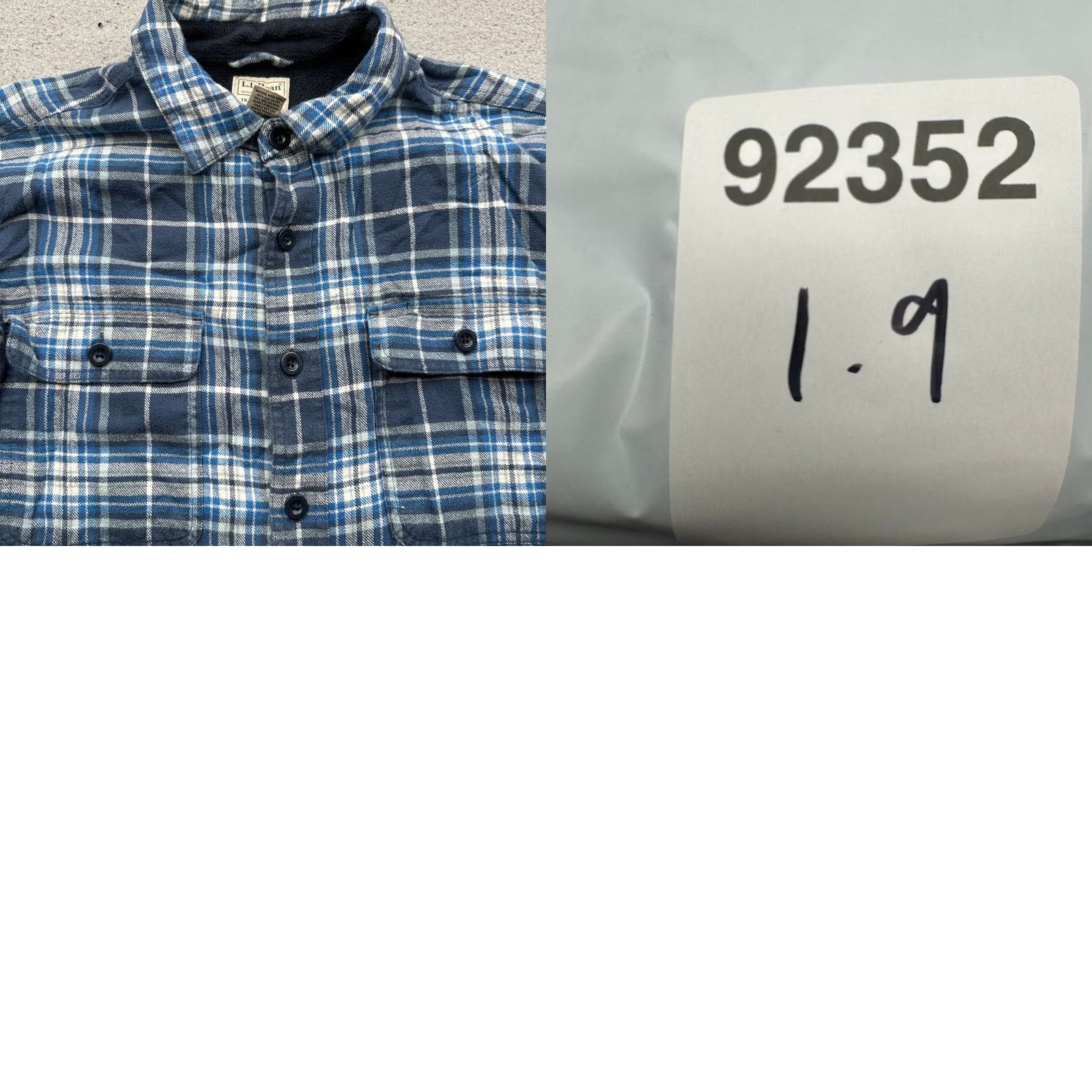 Vintage LL Bean Fleece Lined Flannel Shirt Mens Medium Traditional Fit Blue Plaid Shirt Size US M / EU 48-50 / 2 - 8 Thumbnail