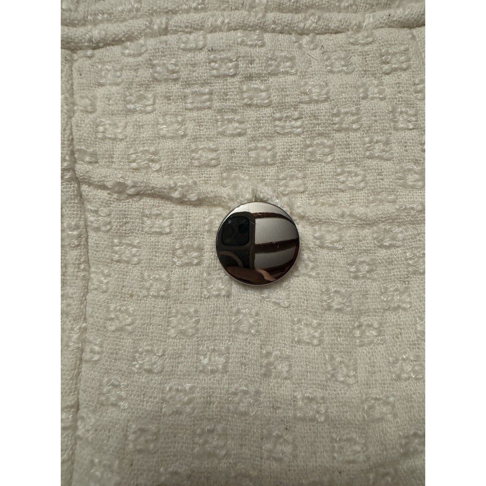 Banana Republic Banana Republic Size 14 Lined Winter White Pencil Skirt Size 36" / US 14 / IT 50 - 3 Thumbnail