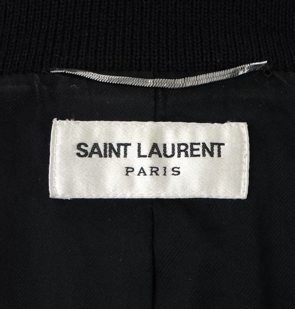 Saint Laurent Paris × Yves Saint Laurent Saint Laurent Teddy baseball jacket2412-Nextarrow Size US M / EU 48-50 / 2 - 5 Thumbnail