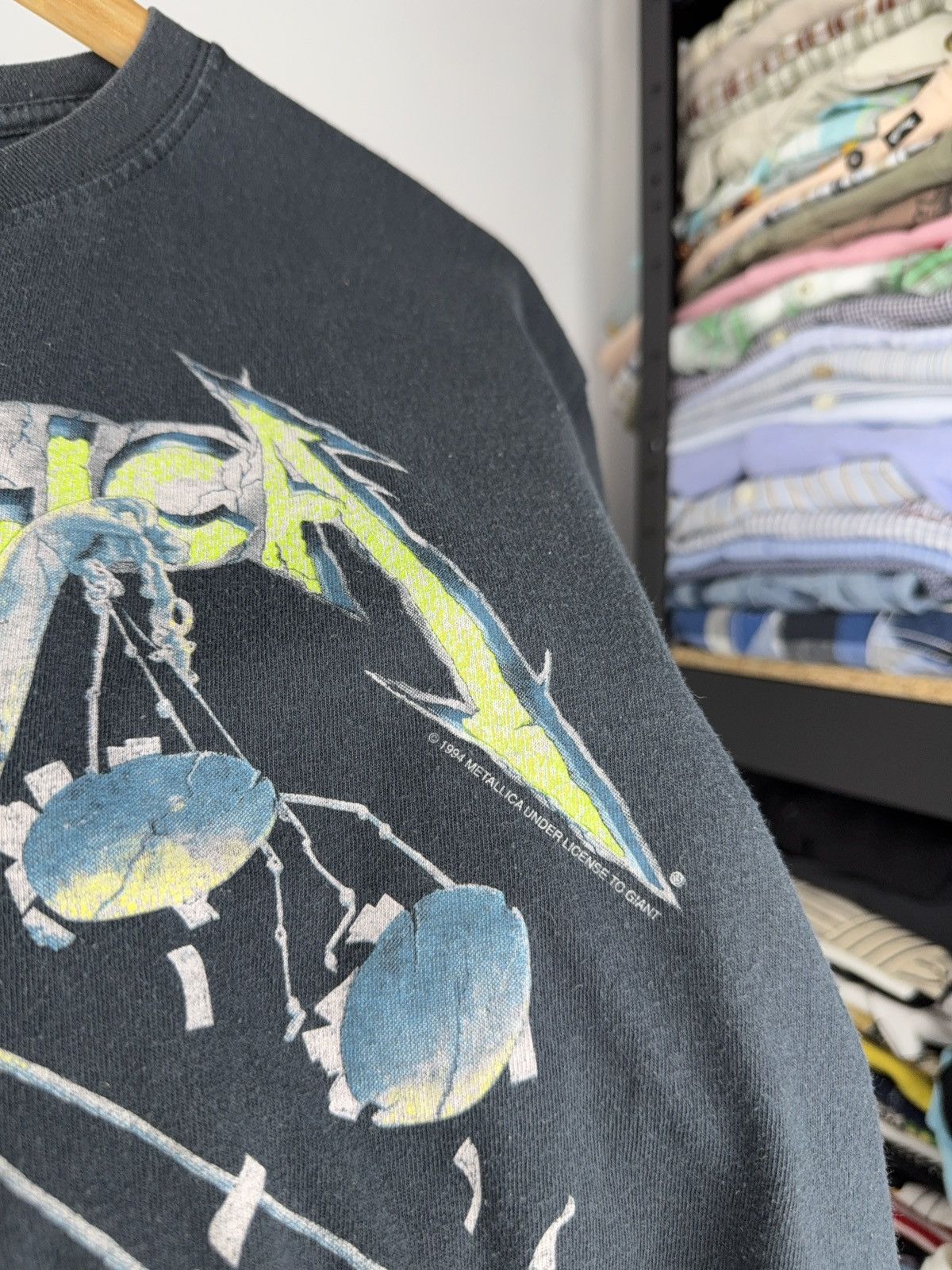 Band Tees × Metallica × Vintage Metallica Justice For All Vintage Tee 1994/2006 Double Print Size US L / EU 52-54 / 3 - 5 Thumbnail