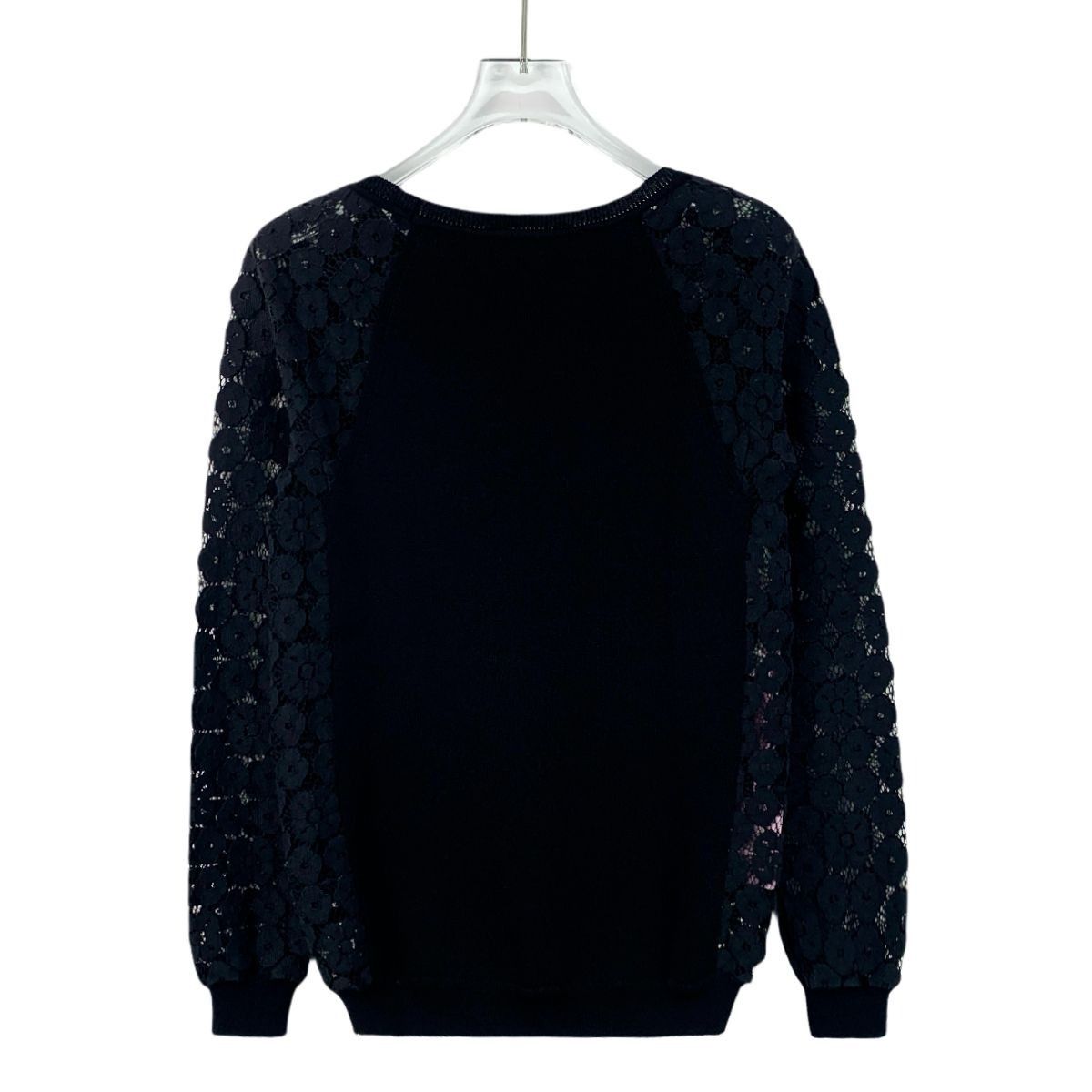 Moschino Moschino Cheap & Chic Black Floral Embroidered Long-Sleeve K Size M / US 6-8 / IT 42-44 - 7 Thumbnail