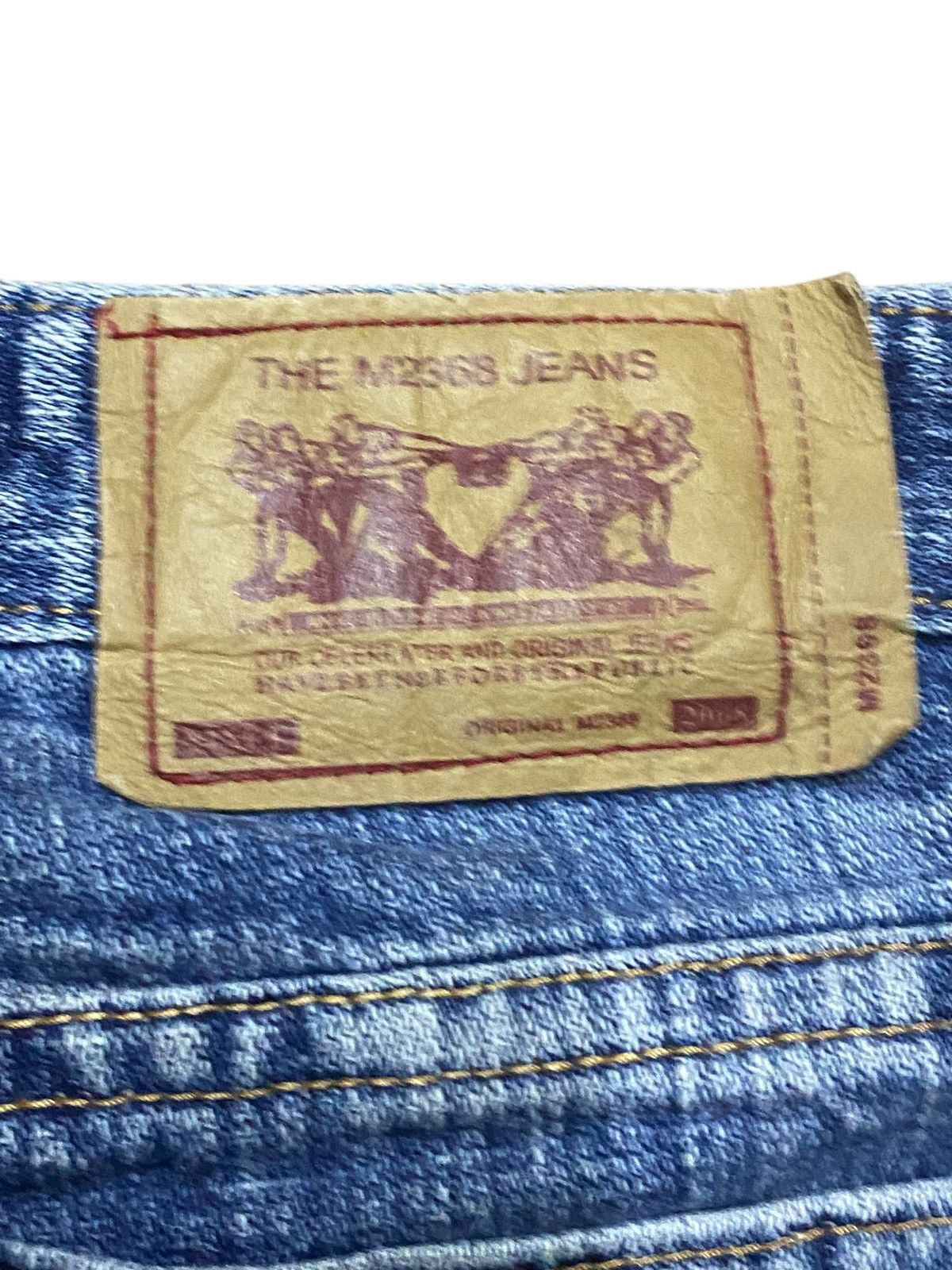 Japanese Brand Vintage Japanese Brand M2368 Nice Distressed Loose Jeans Size US 29 - 18 Thumbnail