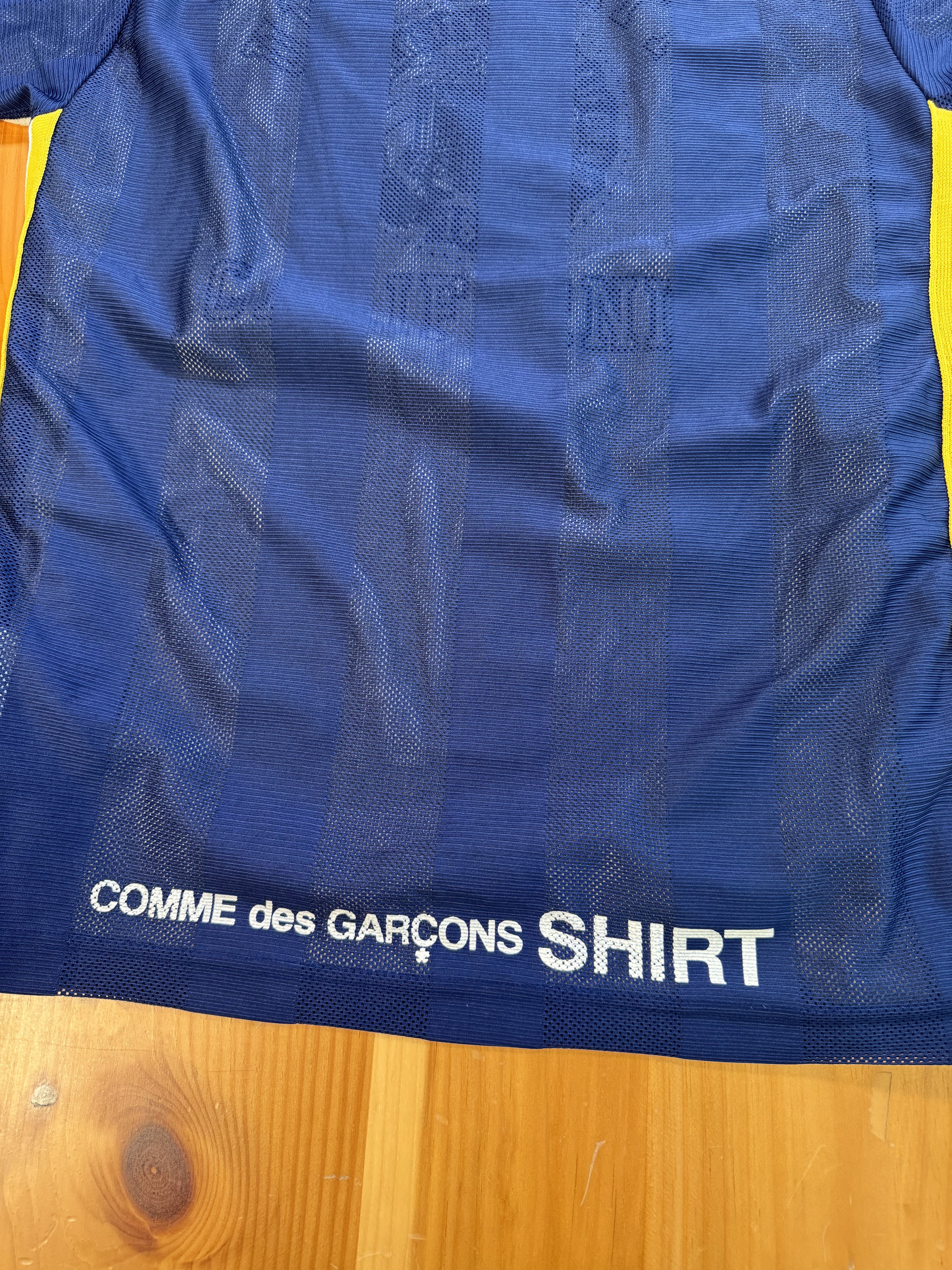 Comme des Garcons Comme Des Garcons Reconstrcuted Reversible University Jersey Size US M / EU 48-50 / 2 - 8 Thumbnail