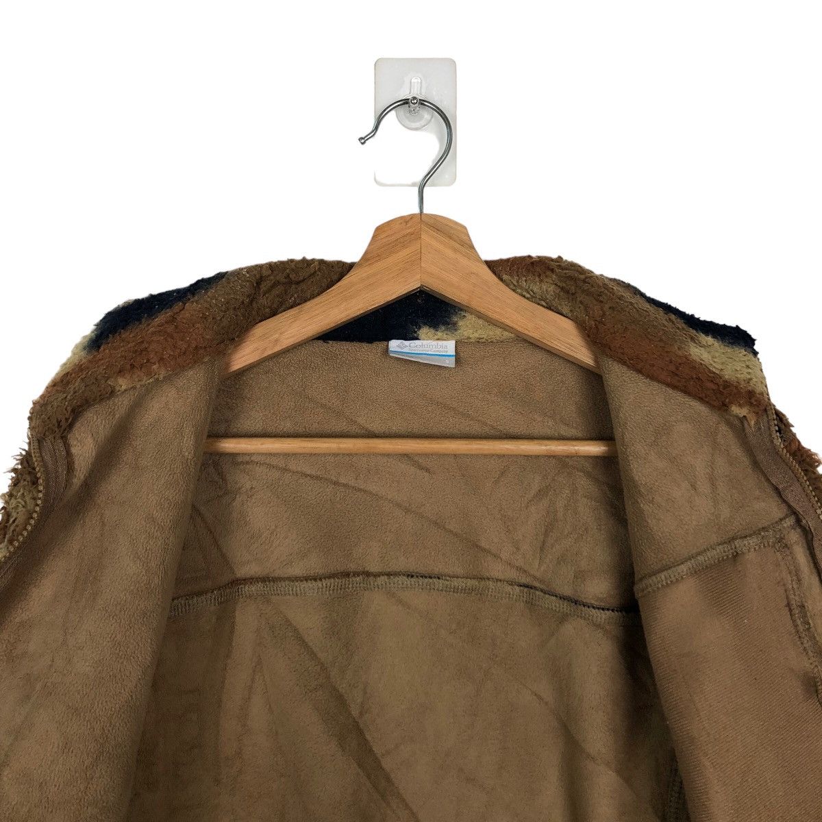 Japanese Brand VINTAGE FLEECE JACKET COLUMBIA CAMO FULL PRINT RARE STYLE Size US M / EU 48-50 / 2 - 10 Thumbnail