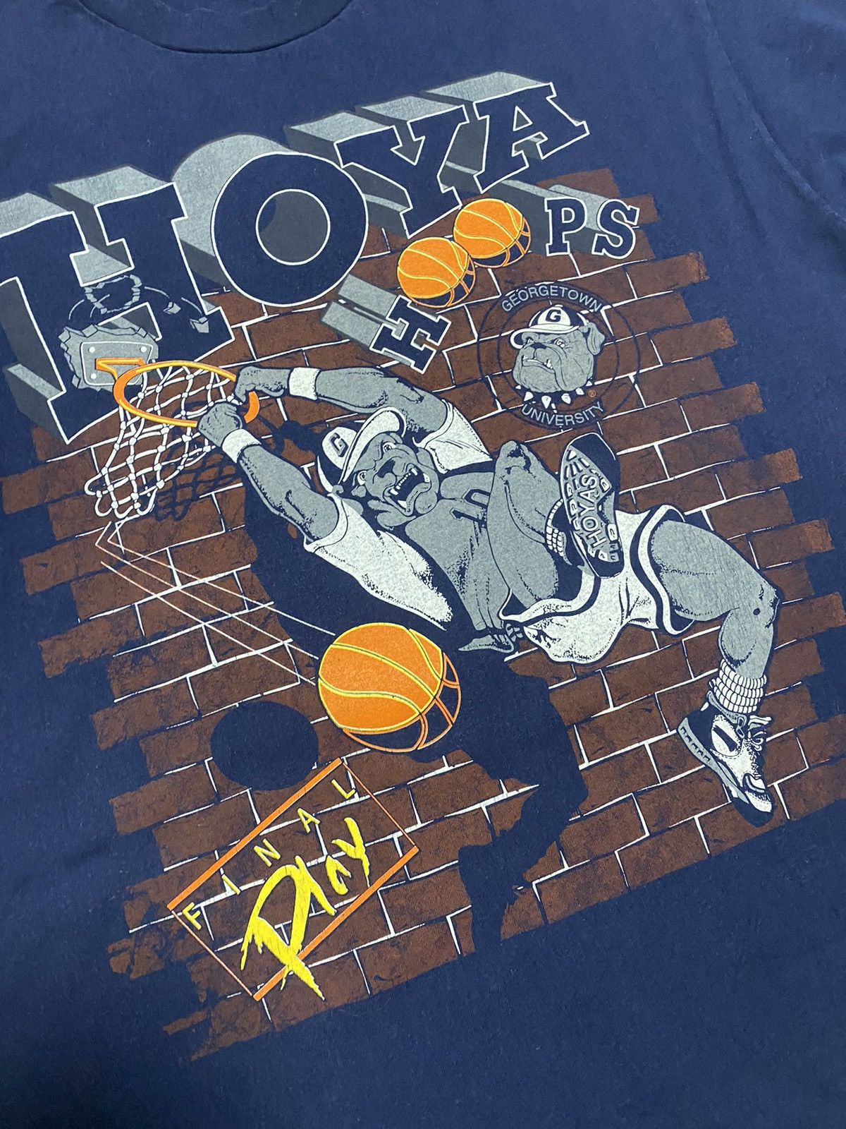 NCAA Vintage NCAA Georgetown Hoyas 90’s USA Basketball Size US XL / EU 56 / 4 - 5 Thumbnail