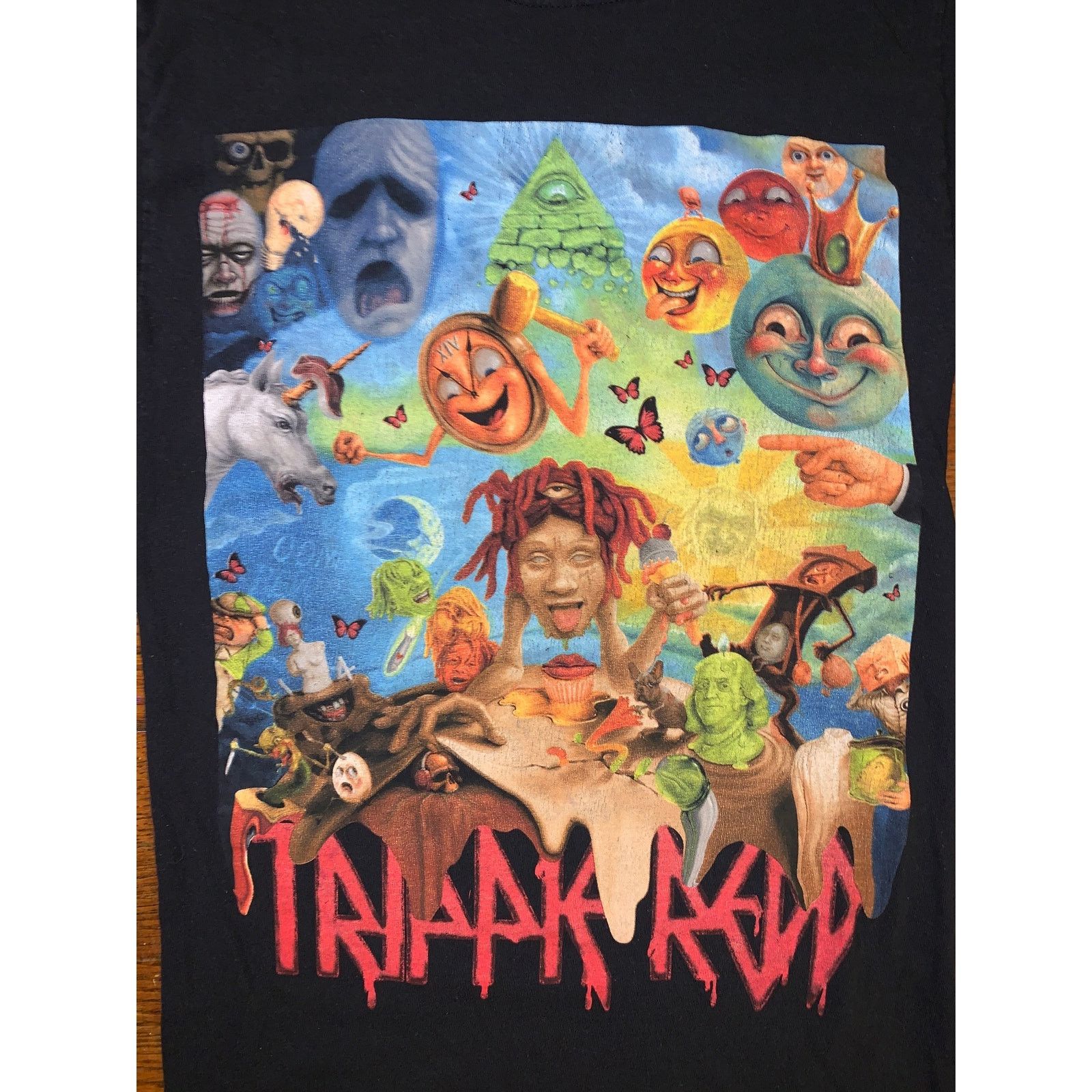 Rap Tees Trippie Redd Life’s A Trip T Shirt XS Black Rap Graphic Tee Size US XS / EU 42 / 0 - 1 Thumbnail