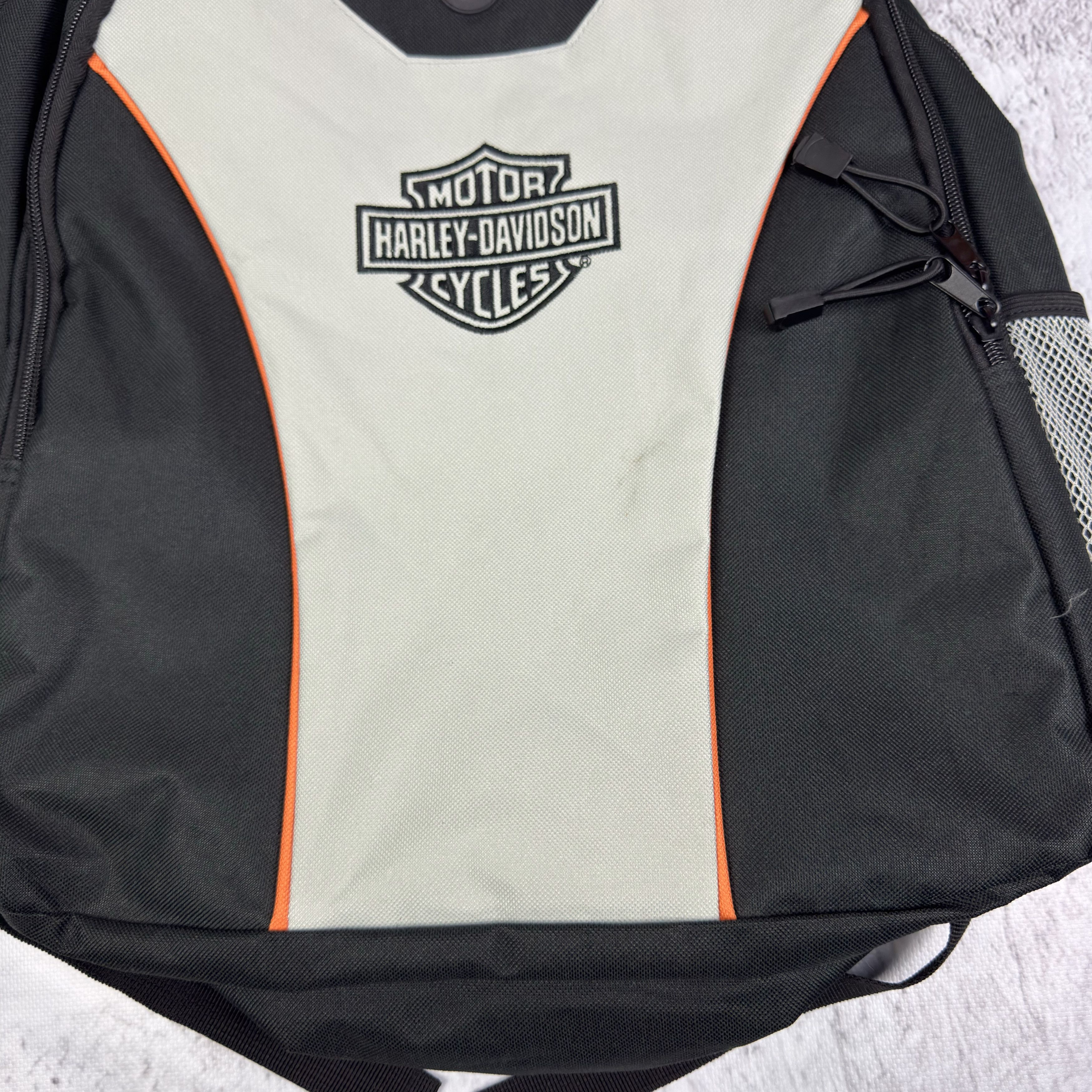 Harley Davidson Harley-Davidson Men Gray Black Adjustable Strap Backpack Bag Size ONE SIZE - 3 Thumbnail