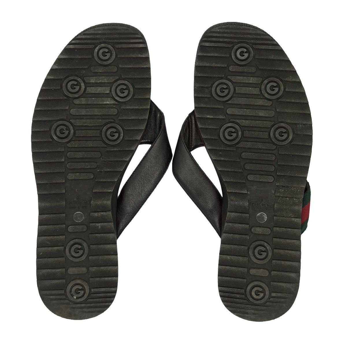 Gucci Gucci Leather Flip Flops Size US 10 / EU 43 - 5 Thumbnail