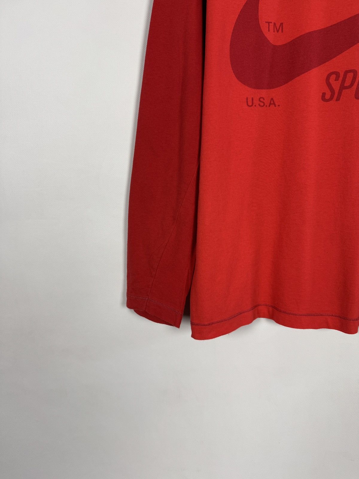 Nike Nike Sportswear USA Long Sleeve T-Shirt Big Print Vintage XL Size US XL / EU 56 / 4 - 4 Thumbnail