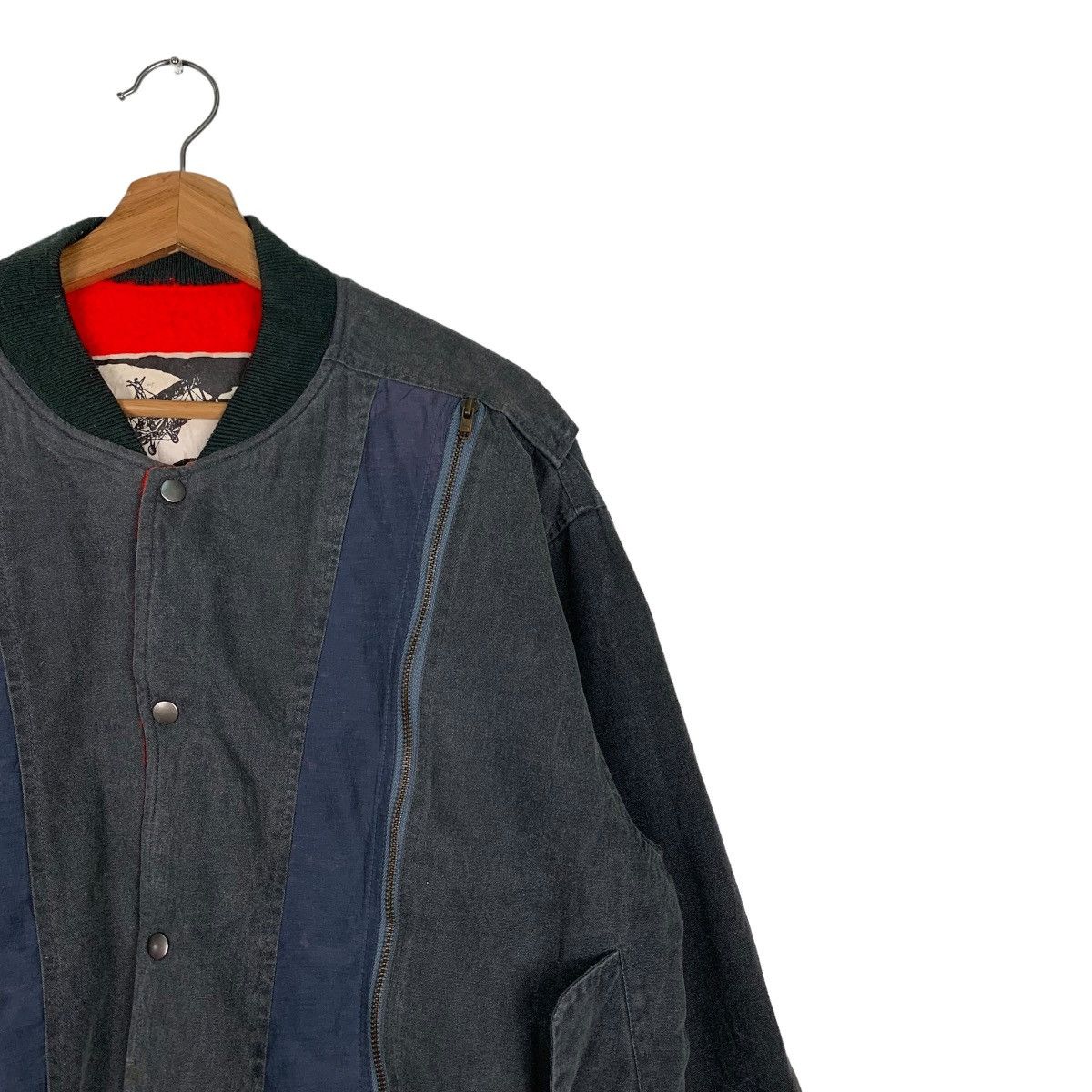 Japanese Brand GRASSLAND Parachute Bomber Jacket #0181-C9 Size US M / EU 48-50 / 2 - 6 Thumbnail