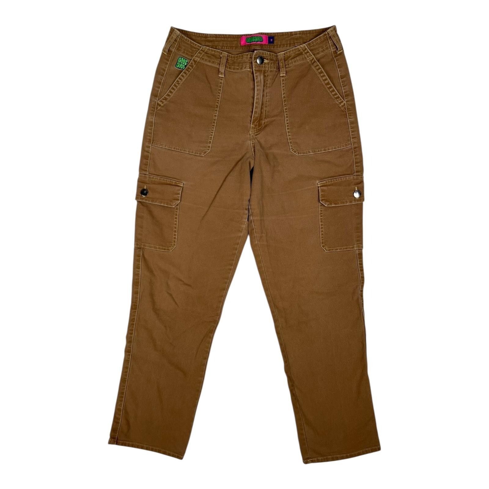 Empyre Empyre Cargo Pants Women's 9 Brown Utility Workwear Carpente Size 30" / US 8 / IT 44 - 1 Thumbnail