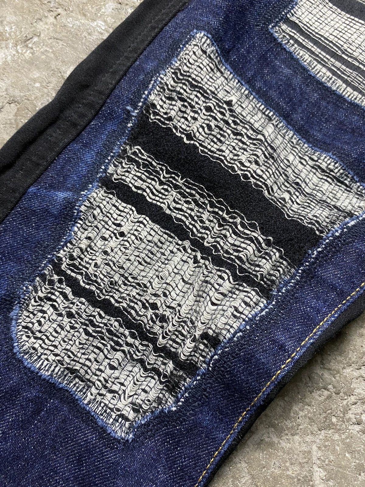 Comme des Garcons Junya Watanabe CDG FW15 Distressed Denim Size US 30 / EU 46 - 5 Thumbnail