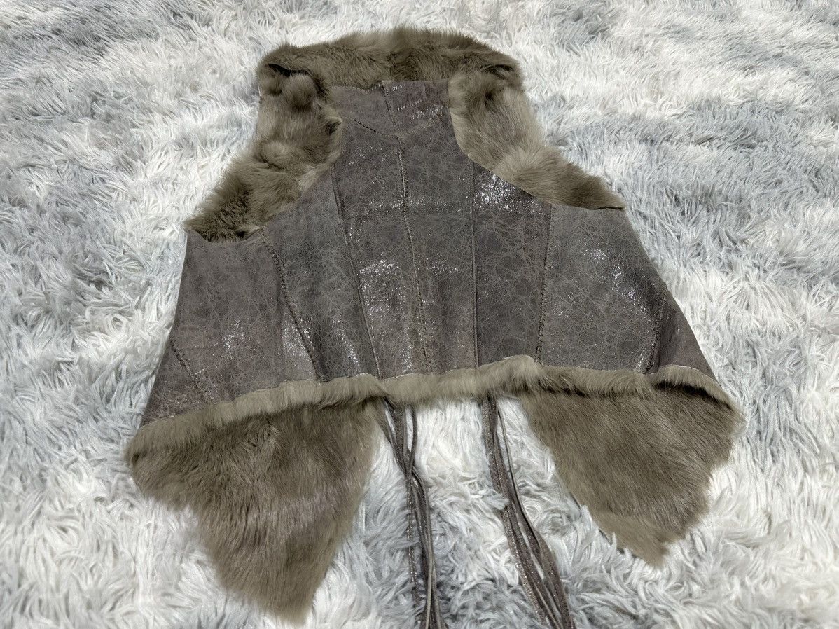 Japanese Brand 🔥Sick Y2K Garedia Bondage Fur Vest Size US M / EU 48-50 / 2 - 8 Thumbnail