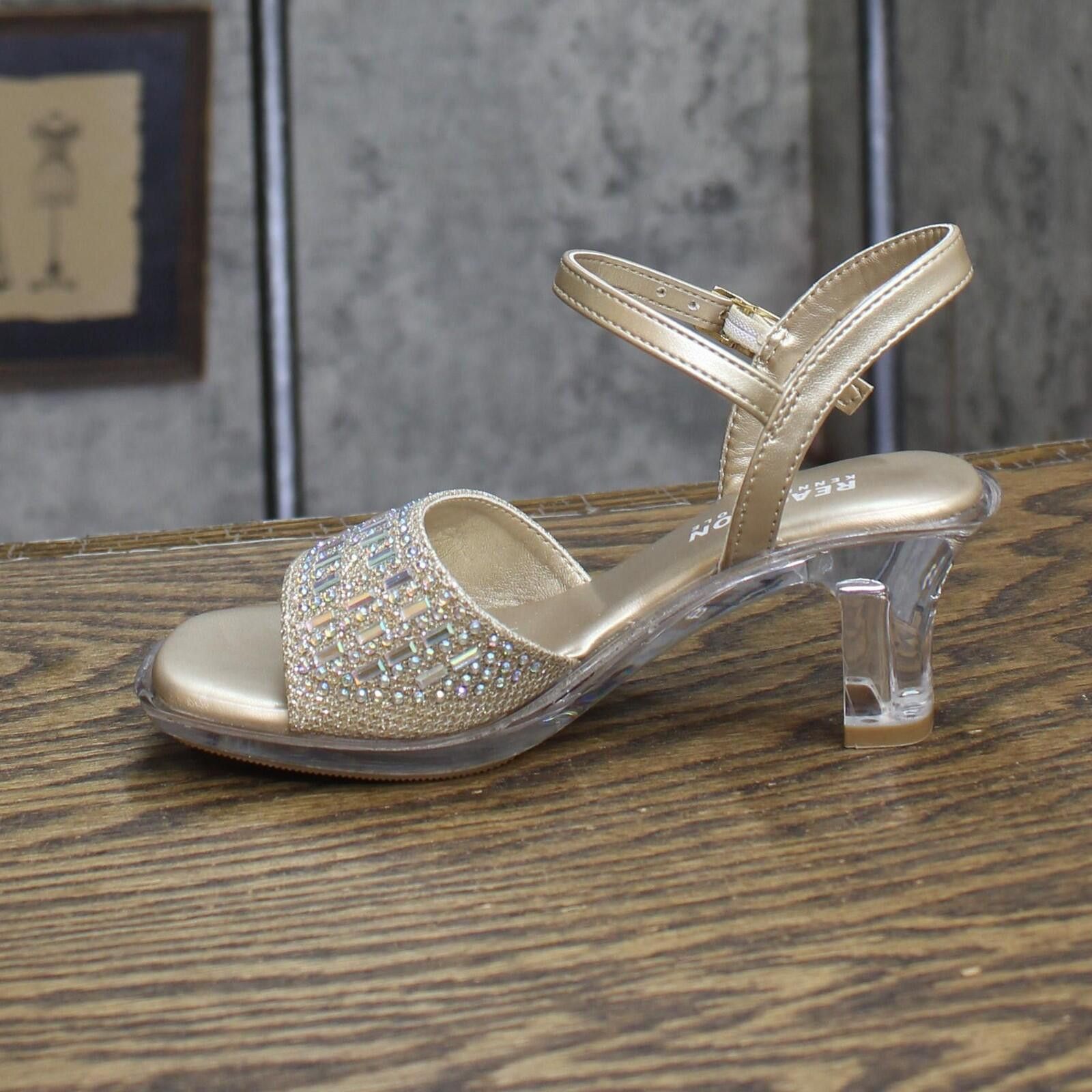 Other Nwt Kenneth Cole Reaction Block Heel Sandals Gold Yellow 12 Size US 5 / EU 37 - 6 Thumbnail