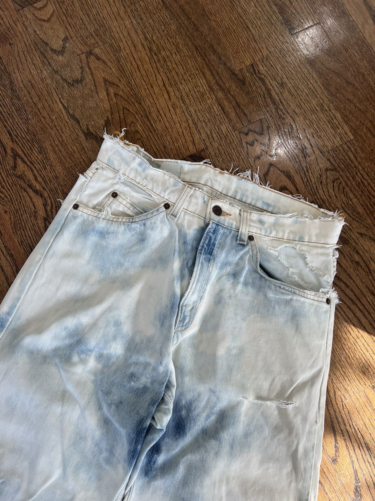 Levi's × Vintage 🔥Vintage 70s Acid Wash Orange Tab Levi’s Travis Scott Size US 30 / EU 46 - 3 Thumbnail