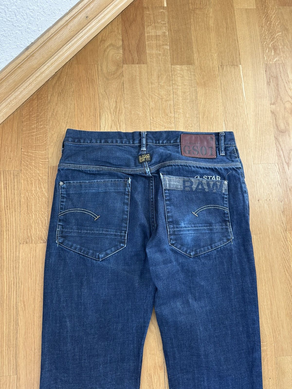 G-Star Vintage G-star Raw Denim Blue Jeans Bag Logo Fit 38/34 Size Size US 38 / EU 54 - 10 Thumbnail