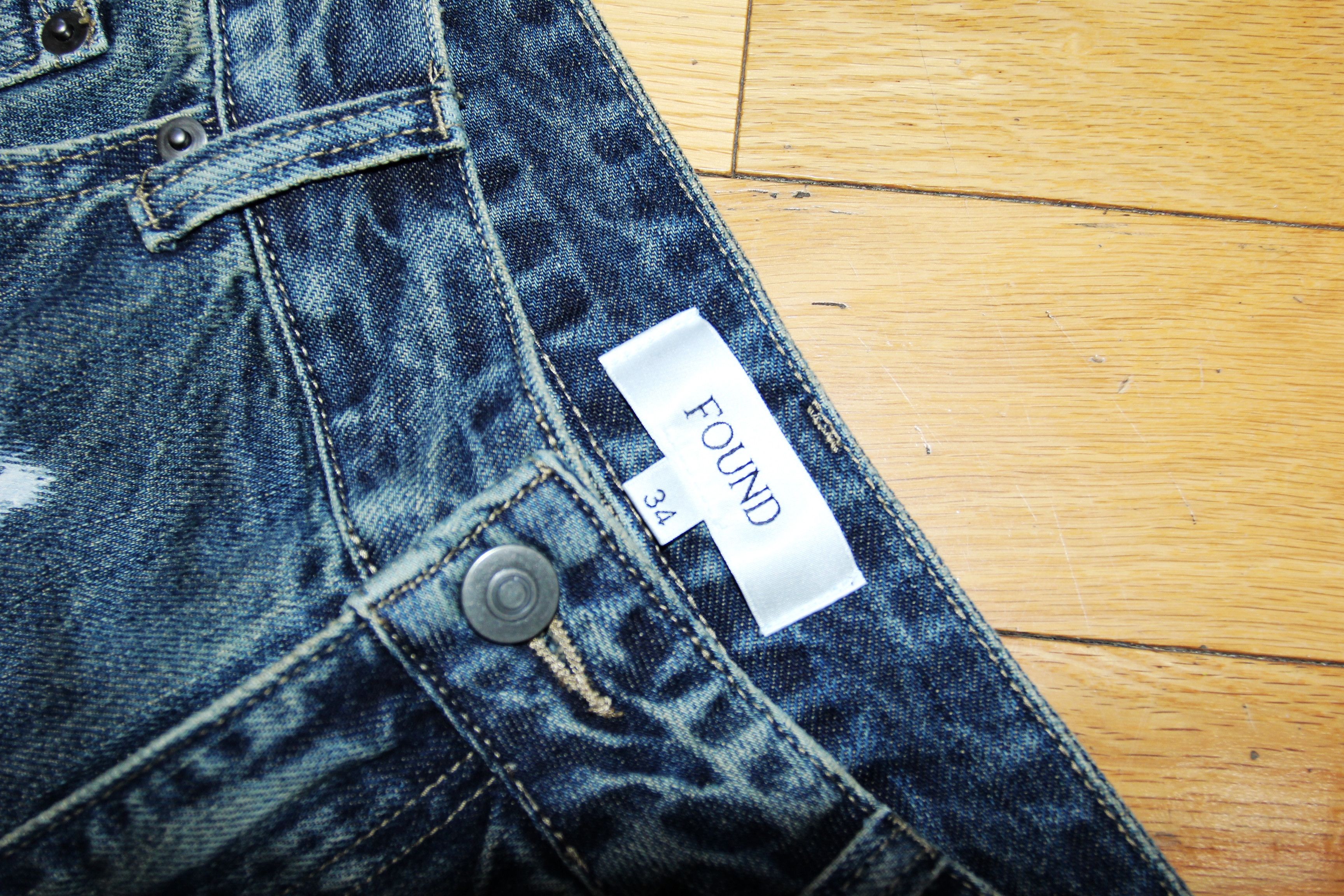 Other BNWT AW25 FOUND PAINT SPLATTER JEANS 34 Size US 34 / EU 50 - 8 Thumbnail