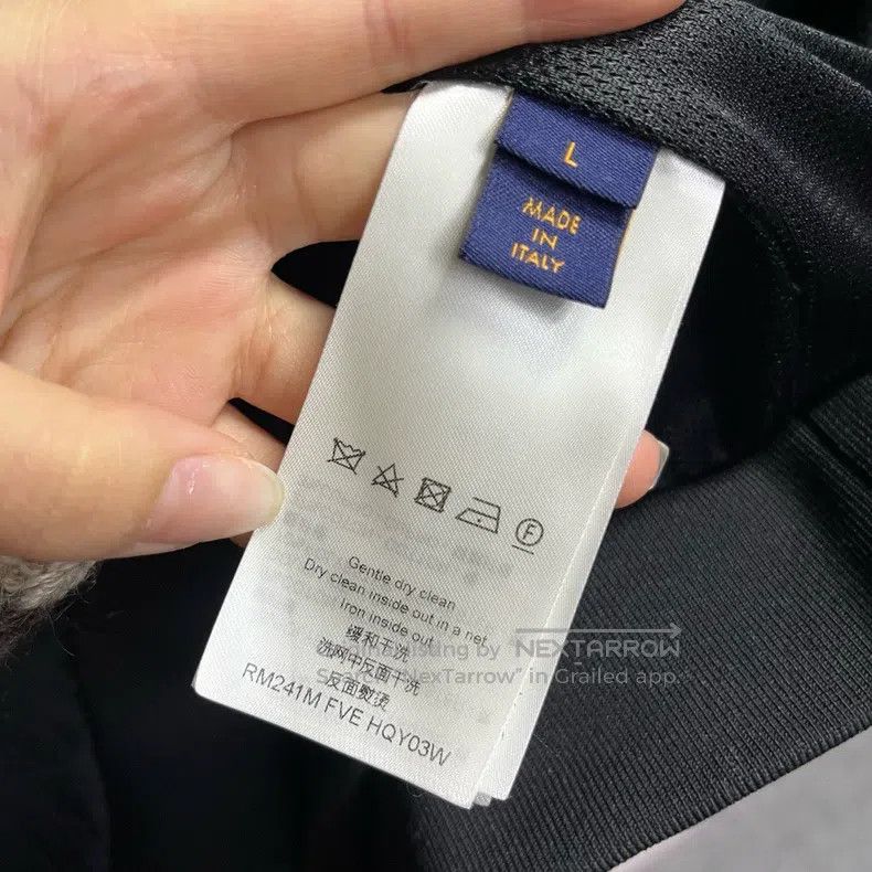Louis Vuitton Louis Vuitton Black Logo Zip Hooded Sweatshirt Size US L / EU 52-54 / 3 - 3 Thumbnail