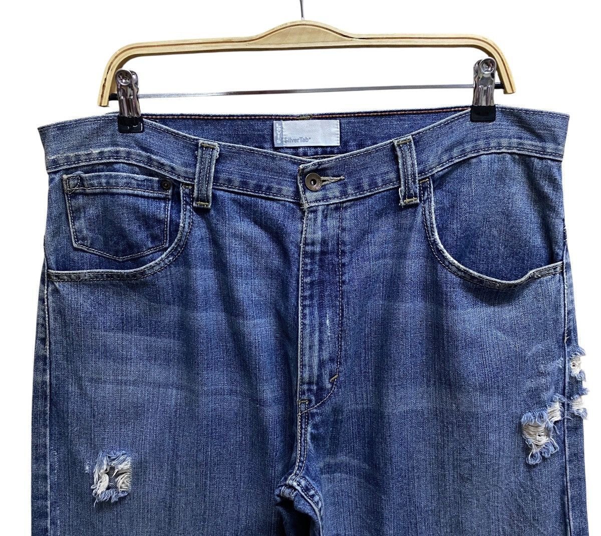 Levi's Vintage Brand Levis Silvertab Baggy Jeans 2000s Size US 36 / EU 52 - 6 Thumbnail