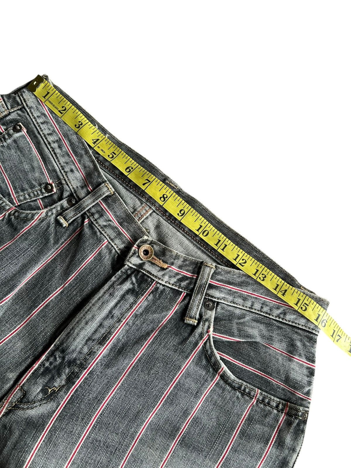 If Six Was Nine × Japanese Brand × Kapital 🔥FLARE EDWIN SELVEDGE🔥 Distressed Denim Size US 32 / EU 48 - 10 Thumbnail
