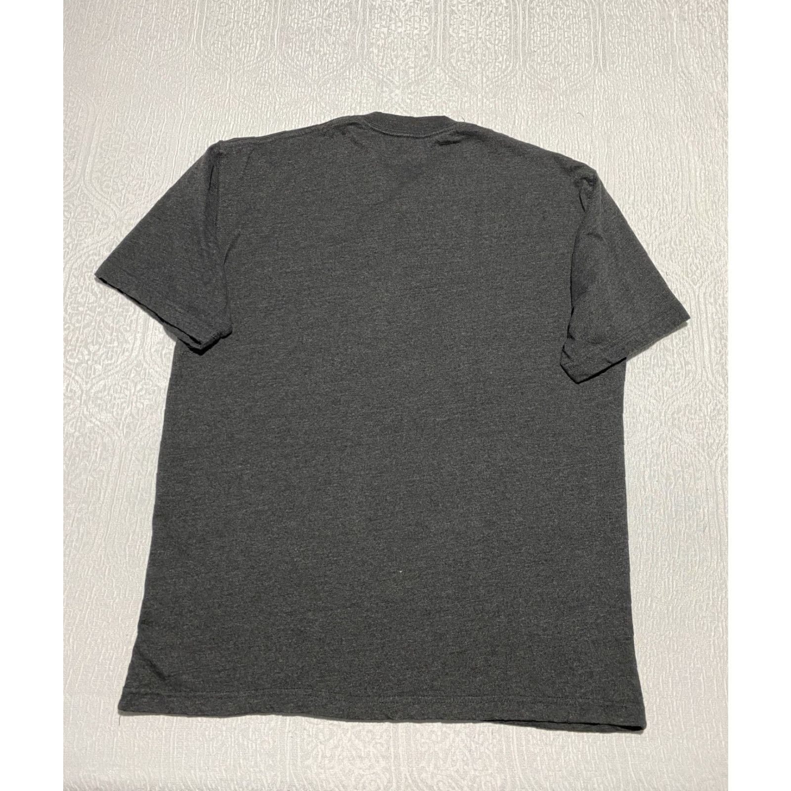 Vintage Work n Sport Shirt Mens Large Gray Henley Short Sleeve Pocket Soft Cotton Blend Size US L / EU 52-54 / 3 - 5 Thumbnail