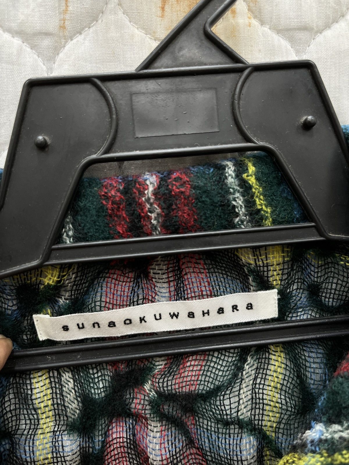 Issey Miyake 🔥🔥VINTAGE ISSEY MIYAKE SUNAO KUWAHARA TARTANWOOL MESH SHIRTS Size M / US 6-8 / IT 42-44 - 9 Thumbnail