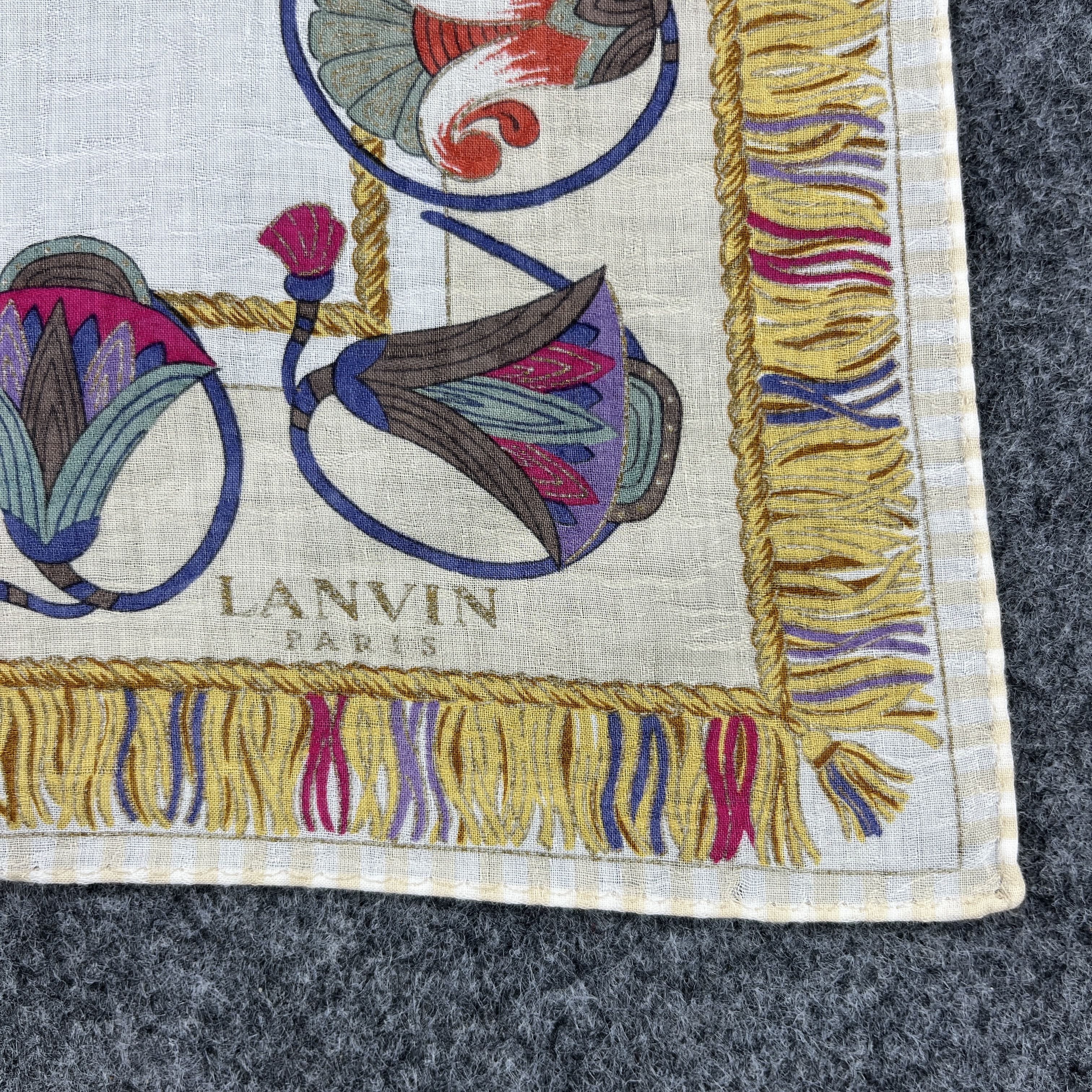 Lanvin Lanvin Handkerchief / Bandana / Neckerchief / Headscarf B835 Size ONE SIZE - 3 Thumbnail