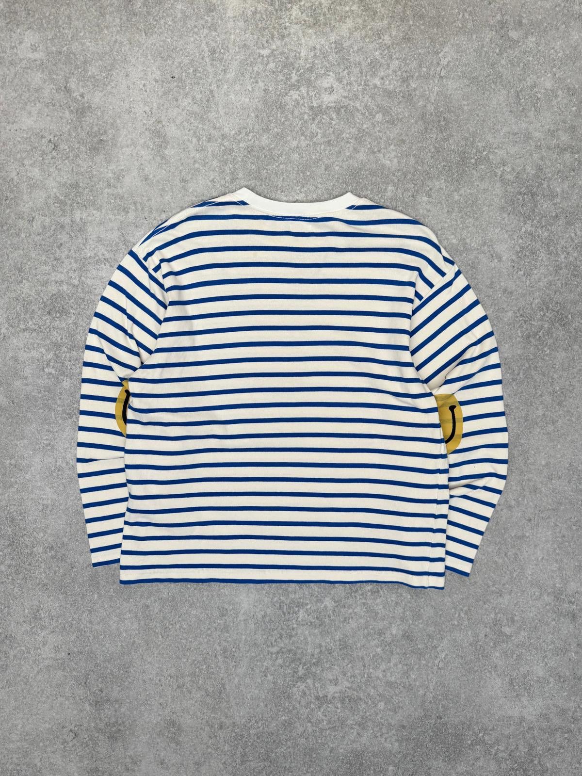 Kapital Kapital Stripe Smile Graphic Long Sleeve Tee Size ONE SIZE - 5 Thumbnail