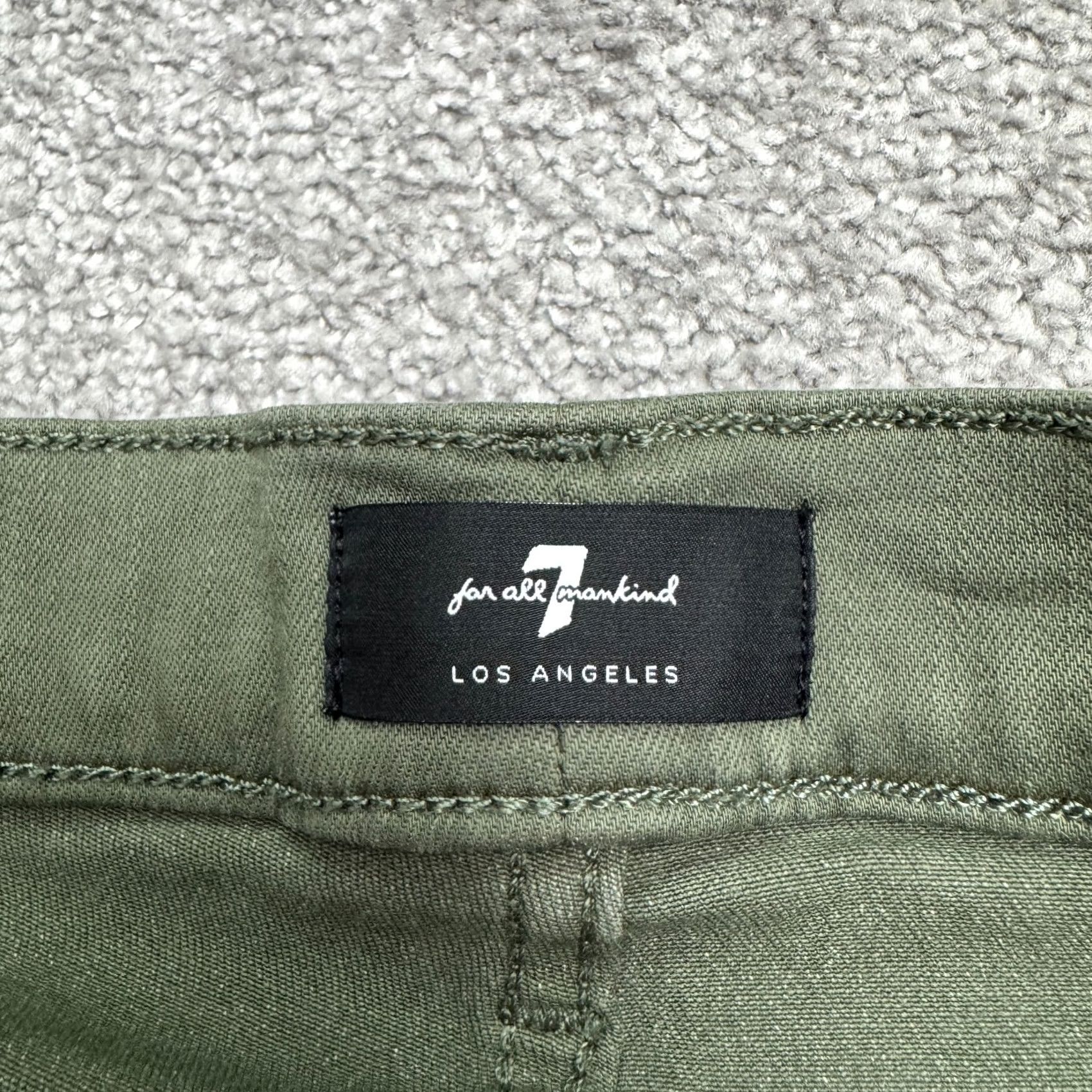 7 For All Mankind 7 for all mankind stretch high rise ankle denim jeans women 32 green Size 24" / US 00 / IT 34 - 7 Thumbnail
