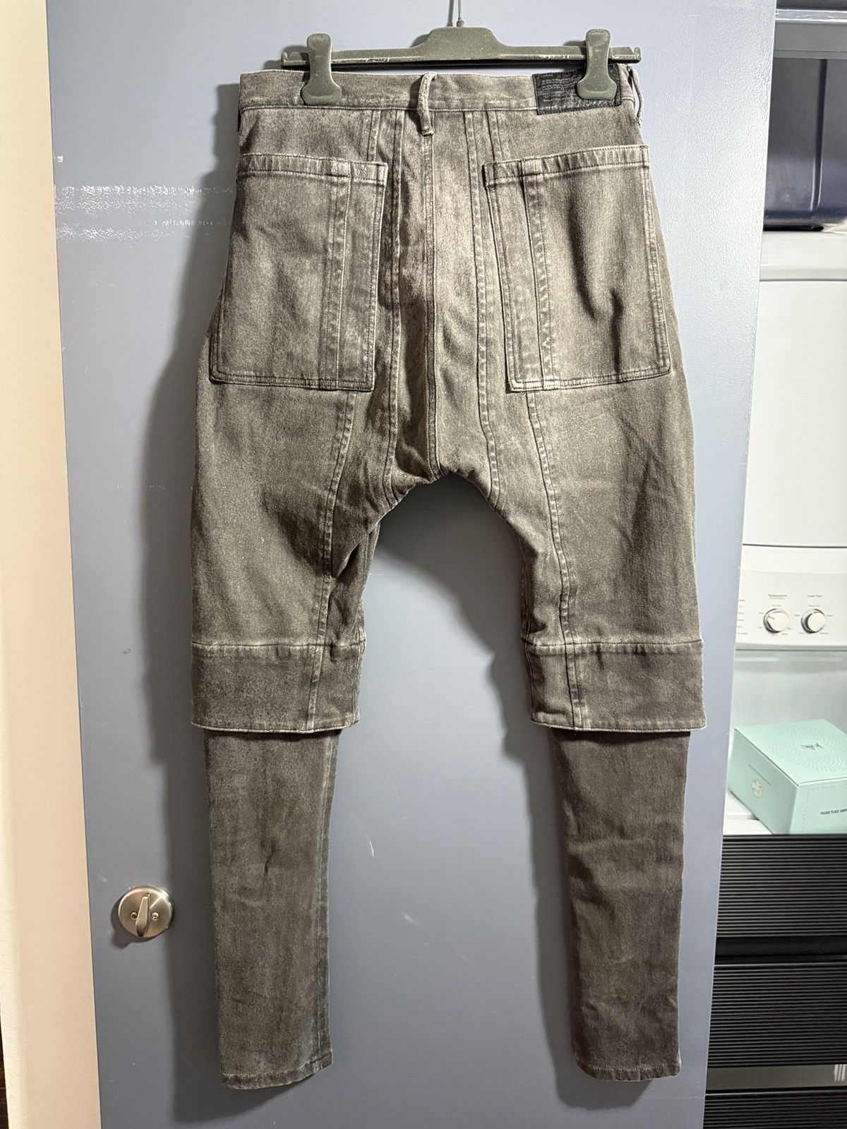 Julius Julius [rare] sample black waxed denim pants Size US 30 / EU 46 - 3 Thumbnail