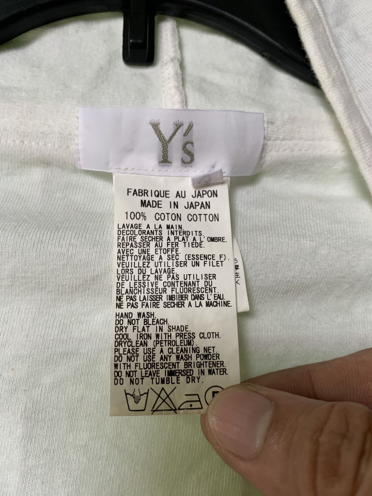 Yohji Yamamoto Yohji Yamamoto Y’s Short Sleeve Top Size US M / EU 48-50 / 2 - 6 Thumbnail