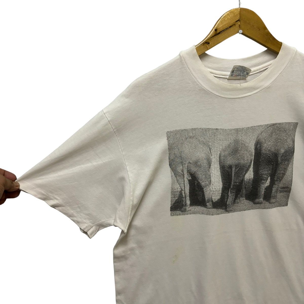 Vintage Animal Potrait Art Vintage Design Big Logo Graphic Size US L / EU 52-54 / 3 - 6 Thumbnail