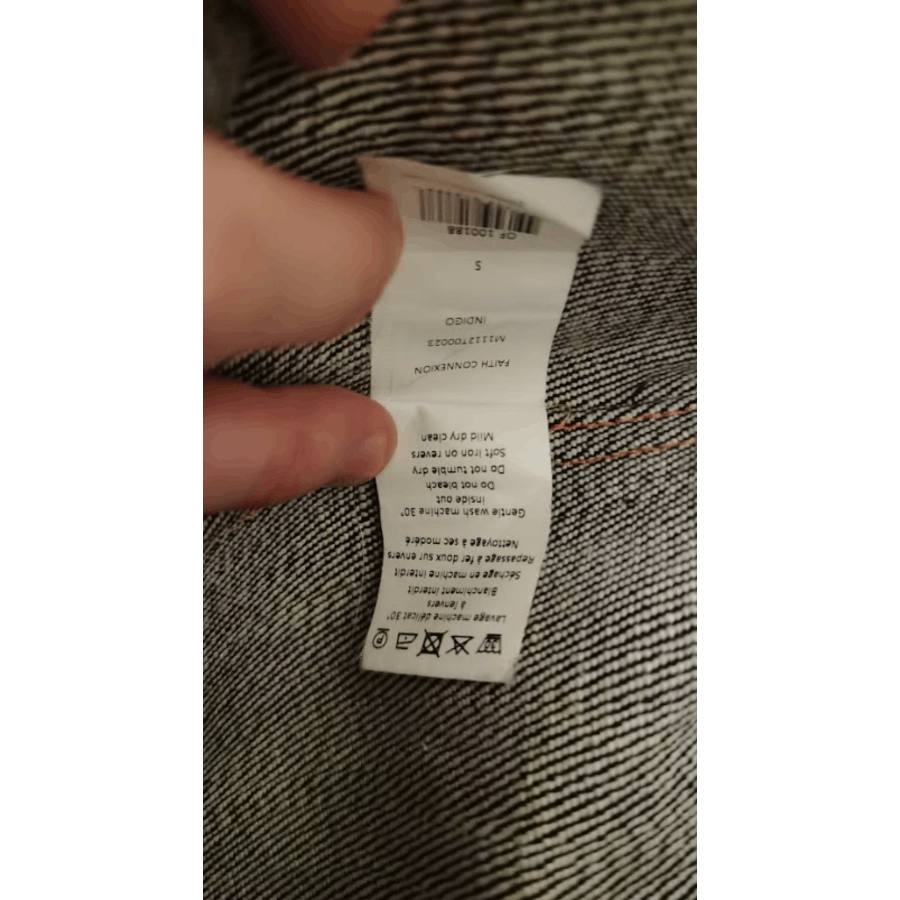 Faith Connexion FAITH CONNEXION Denim Duffle Coat Size S Indigo Men Size US S / EU 44-46 / 1 - 4 Thumbnail