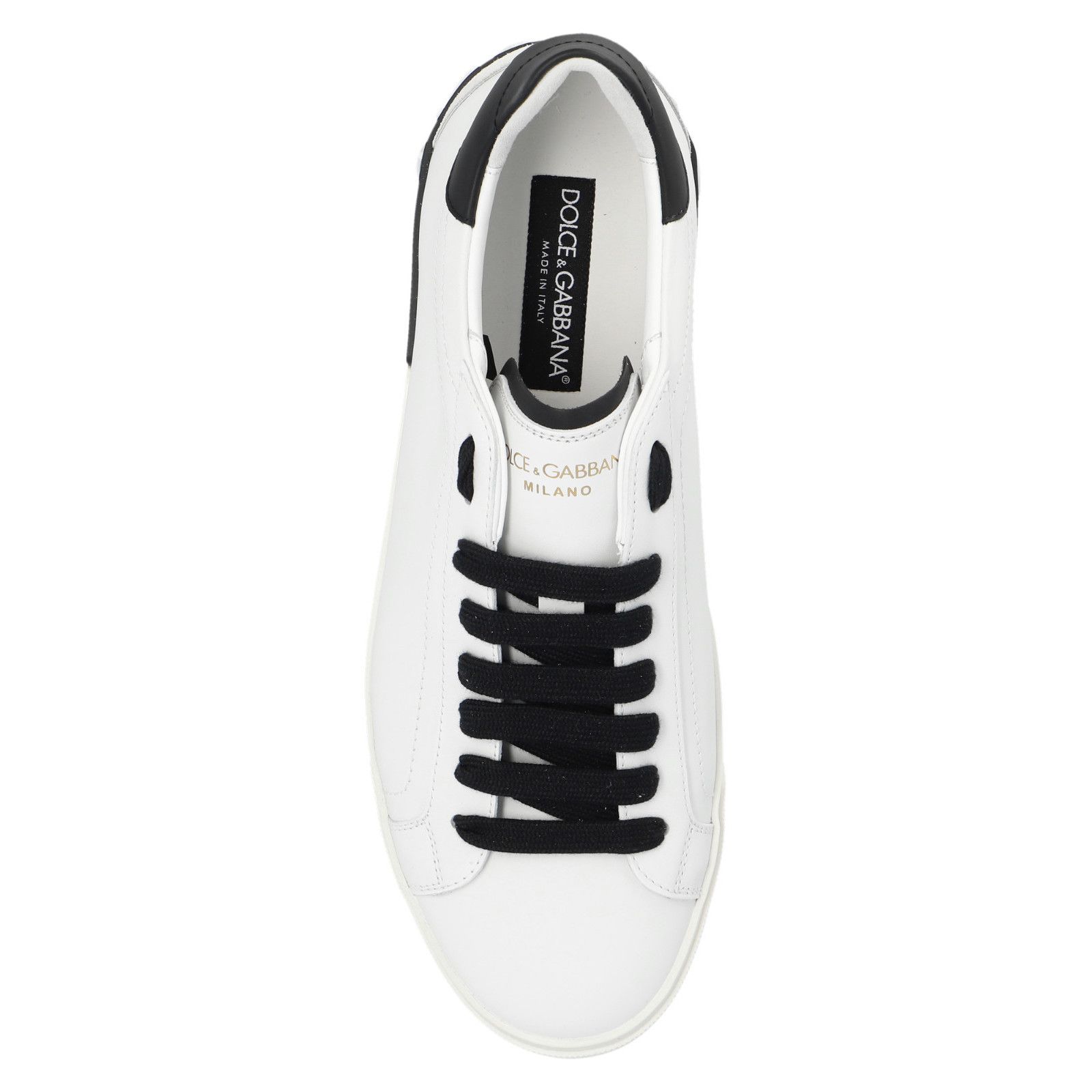DOLCE&GABBANA White Leather Sneakers New & Authentic (Men's