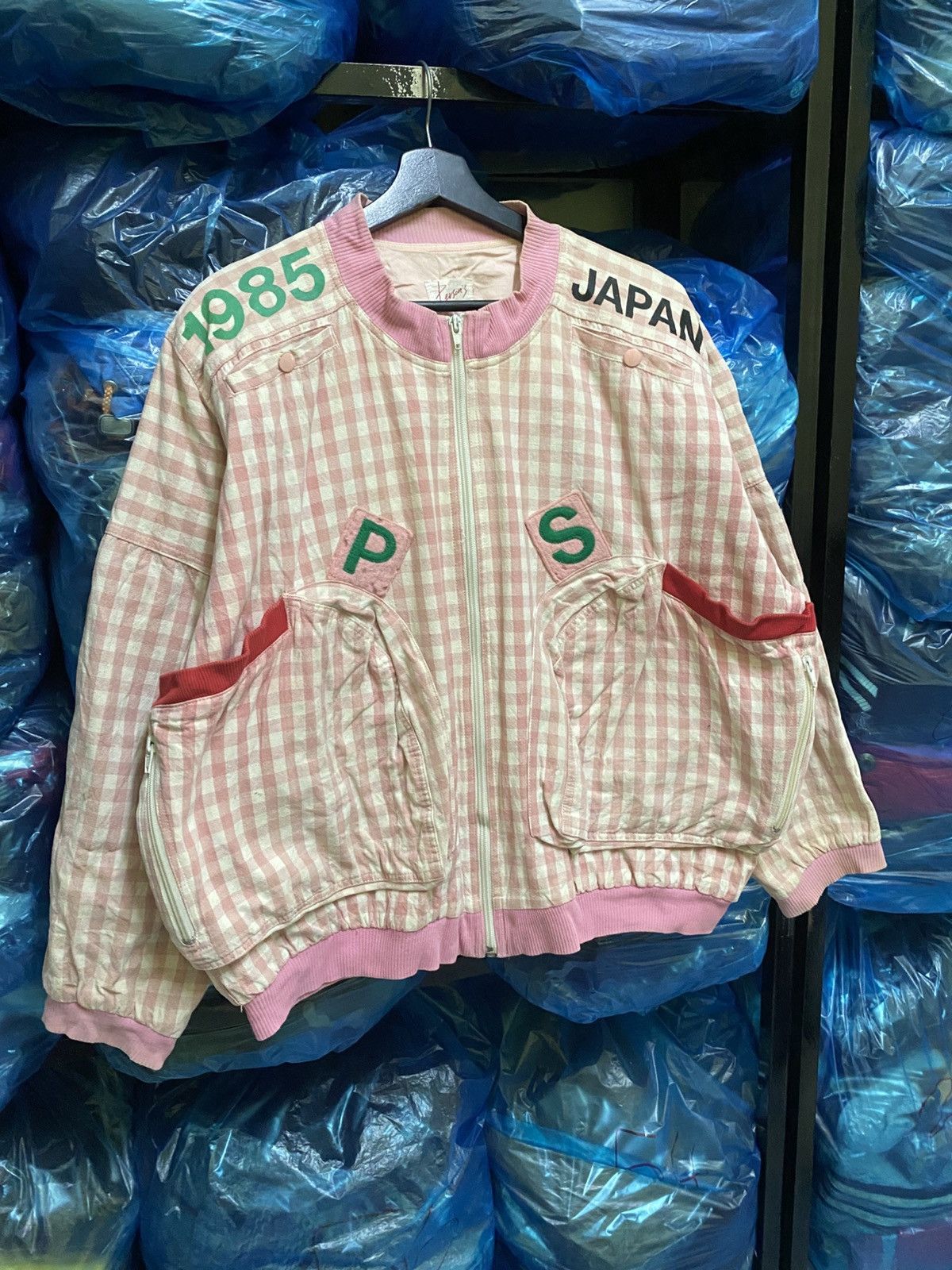 PERSON'S VINTAGE 80S PERSON CHECKER AVANT GARDE JACKET Size US L / EU 52-54 / 3 - 3 Thumbnail