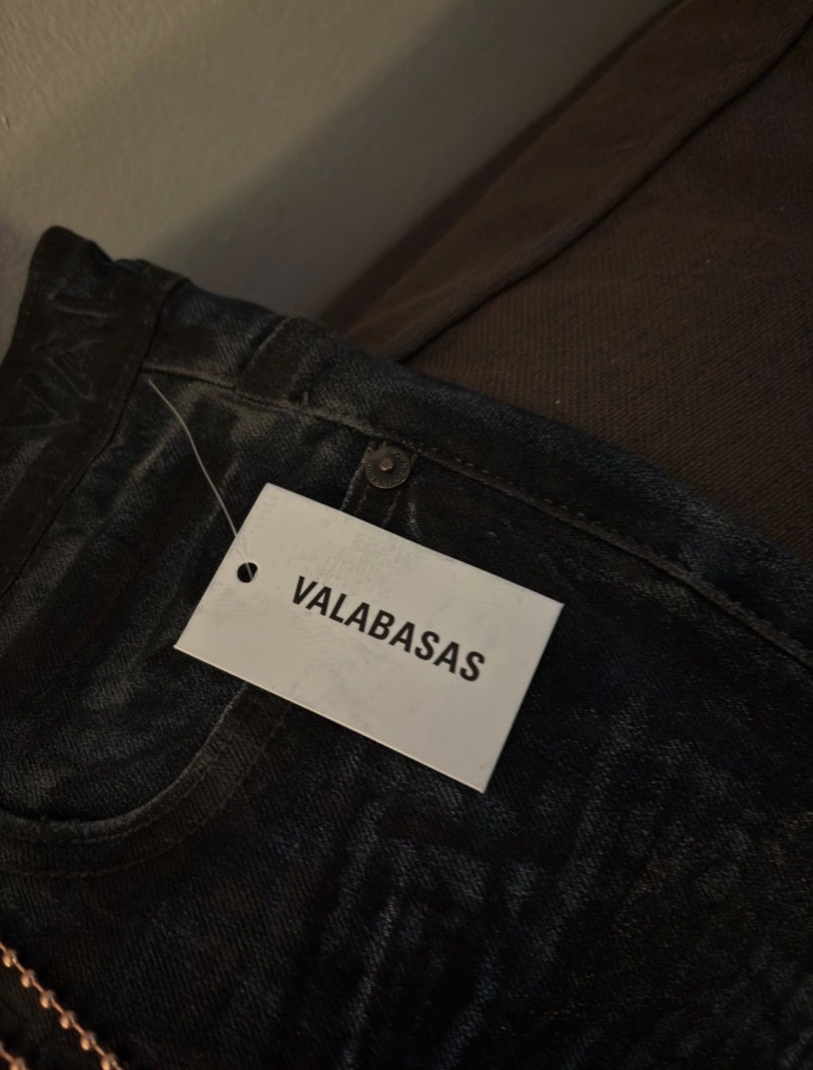 Valabasas Valabasas Dirty Indigo Waxed Jeans – Size 32 – New With Tags Size US 32 / EU 48 - 5 Thumbnail