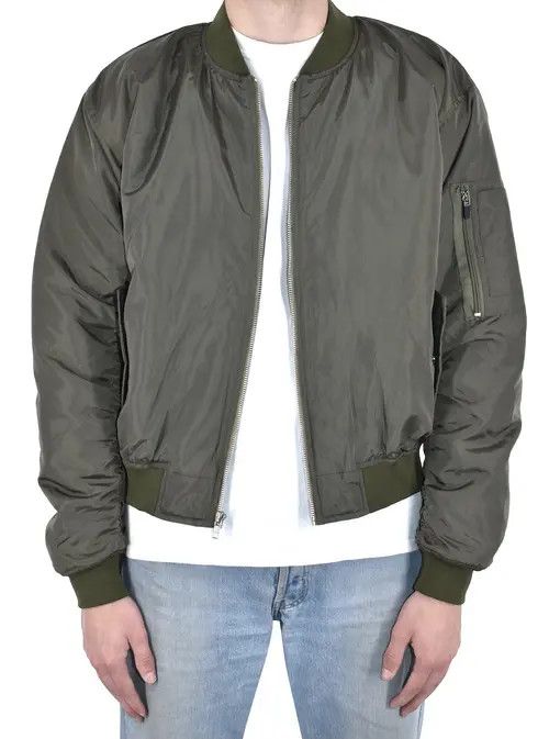 Other Nylon Bomber Jacket Olive Green Size US M / EU 48-50 / 2 - 1 Thumbnail