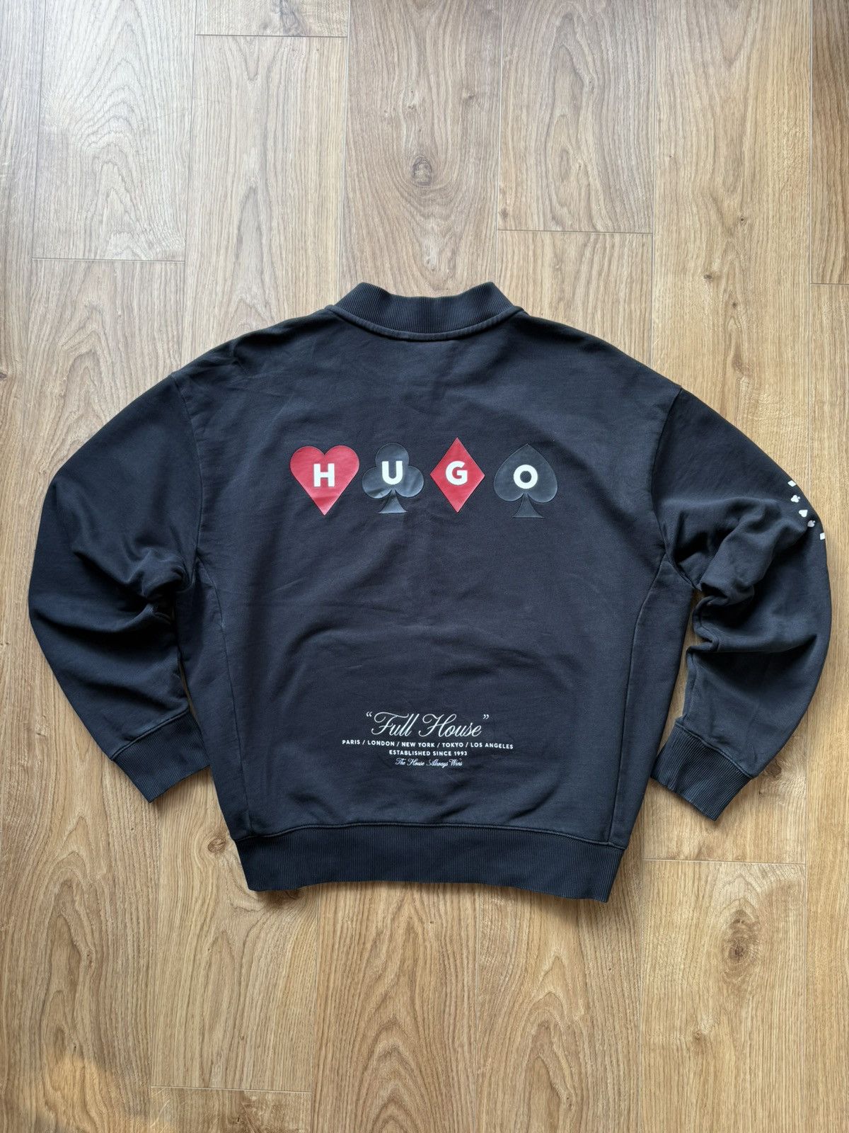Hugo Boss Hugo Full House Bomber Sweatshirt Black | M-L | Zip Size US M / EU 48-50 / 2 - 13 Thumbnail