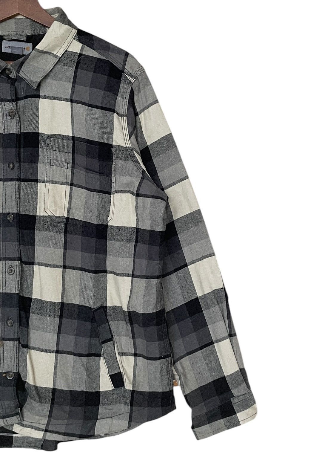 Carhartt Vintage Brand Carhartt Checkered Baggy Shirt 2000s Size US XL / EU 56 / 4 - 4 Thumbnail