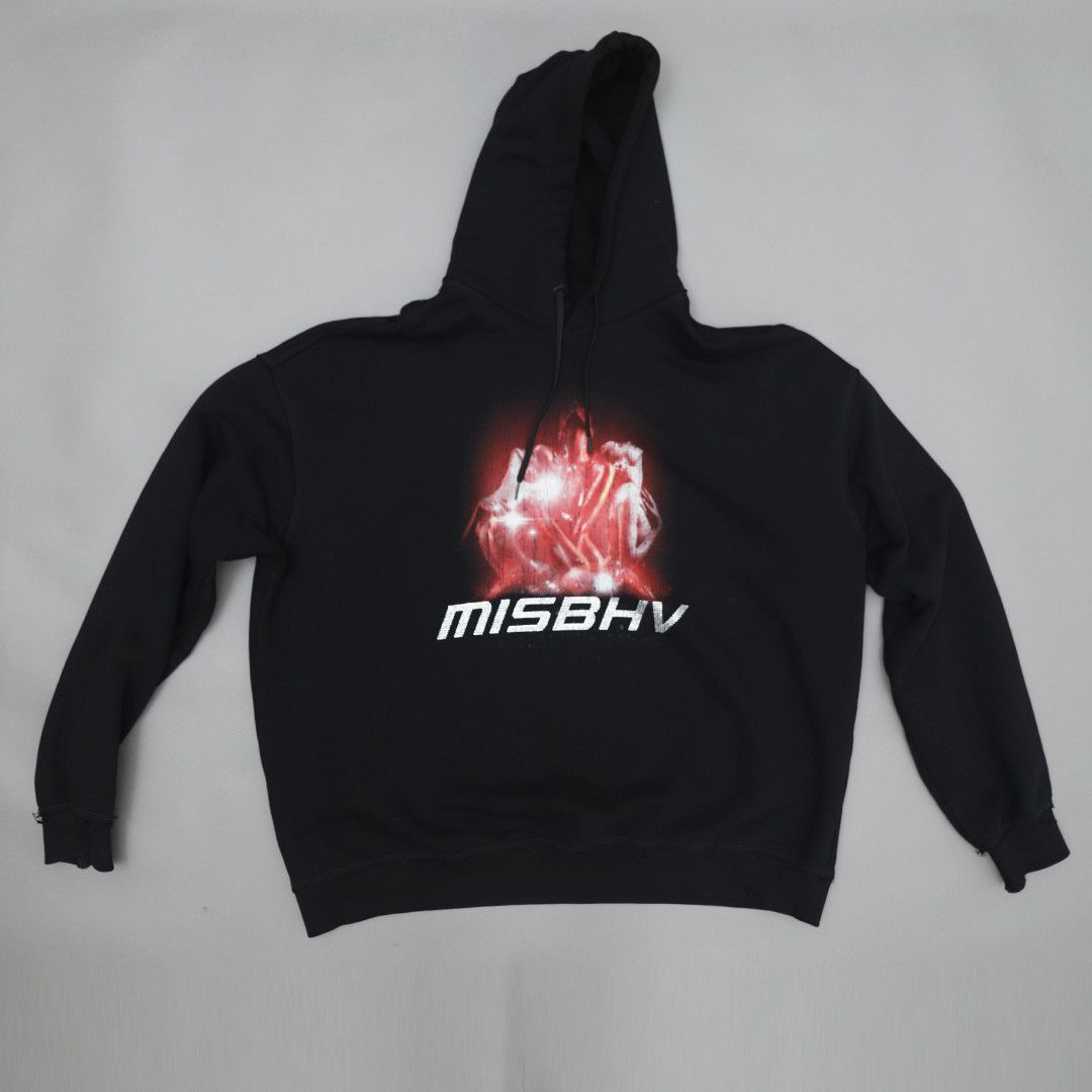 トップス Y2K archive MISBHV clash black hoodie Electronic Beats and MISBHV gaze into The Unknown | Telekom
