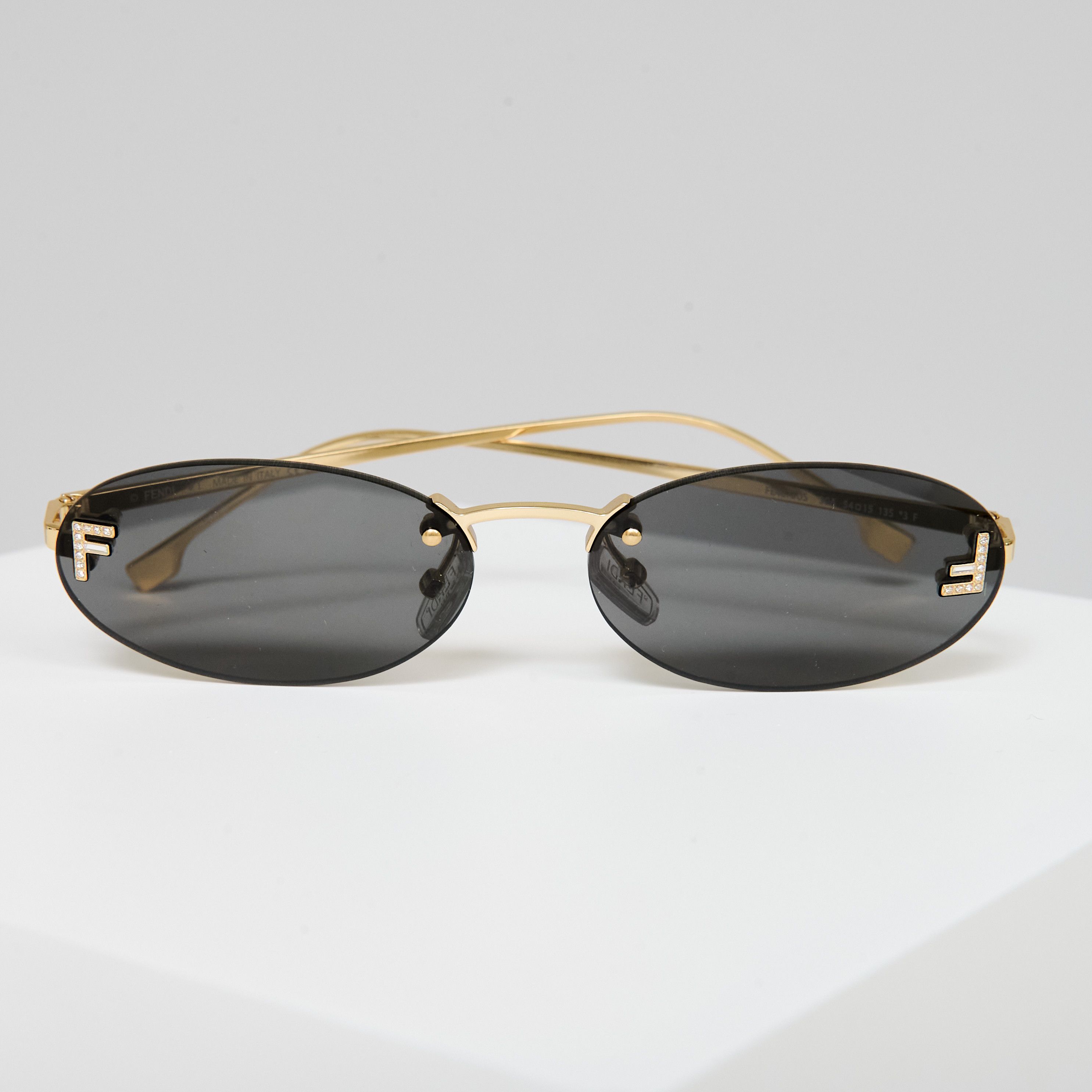 Fendi FENDI FE4075US 30A Sunglasses GOLD Size ONE SIZE - 7 Thumbnail