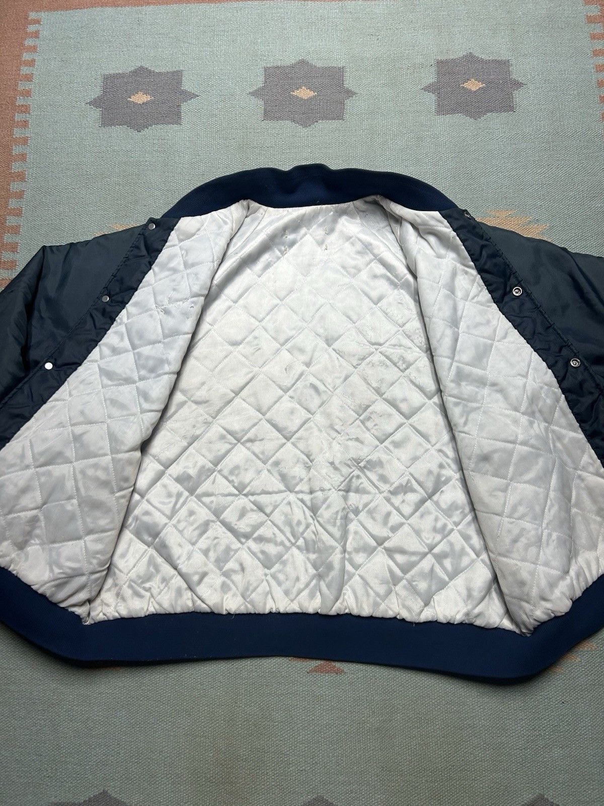 Vintage 80s jacket south little league baseball bay city Michigan XL Size US XL / EU 56 / 4 - 11 Thumbnail